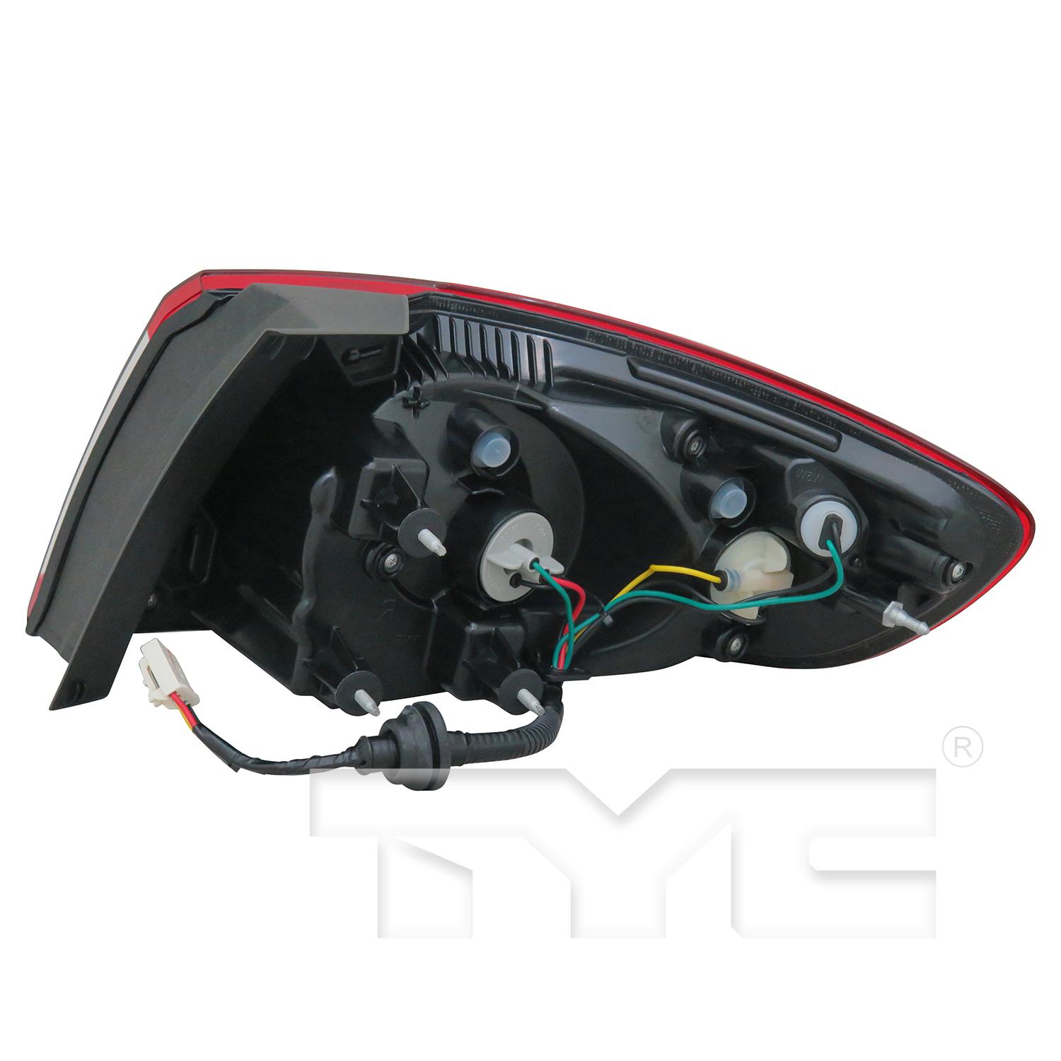 TYC 11649400 Tail Light Assembly product image 2 of 6