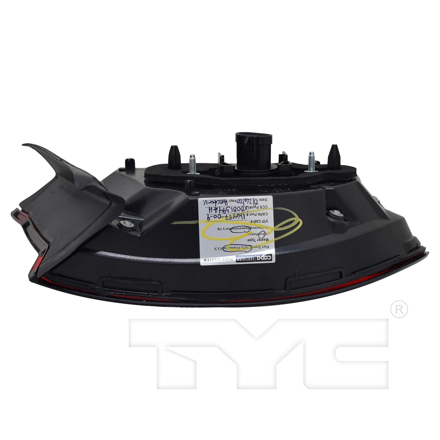 TYC 116497009 Tail Light Assembly product image 5 of 6