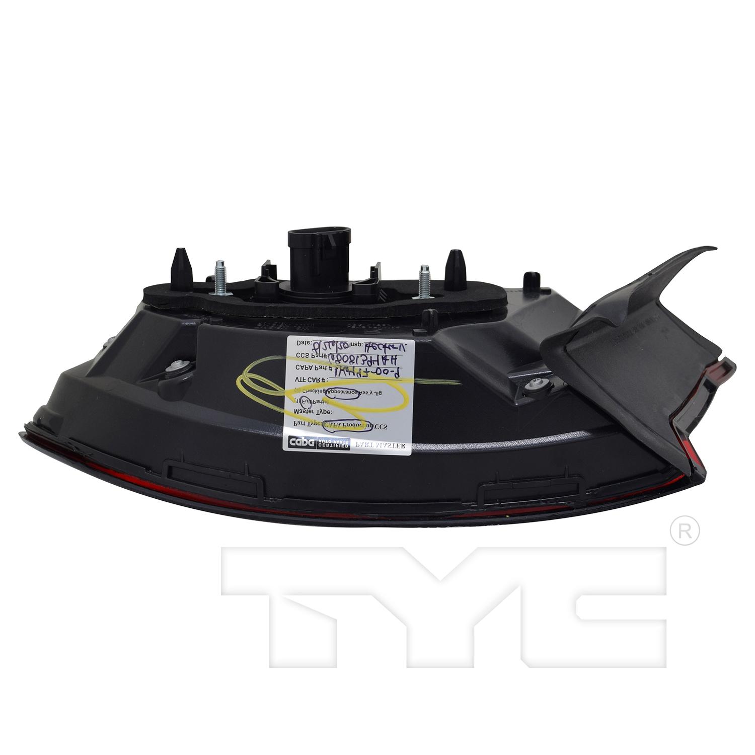 TYC 116498009 Tail Light Assembly product image 5 of 6
