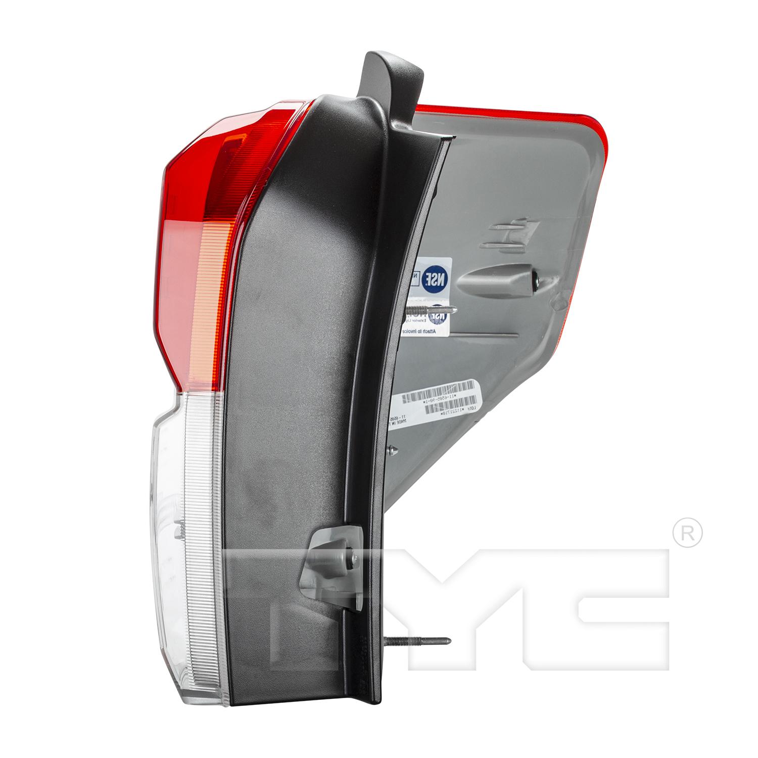 TYC 11650690 Tail Light Assembly product image 6 of 12