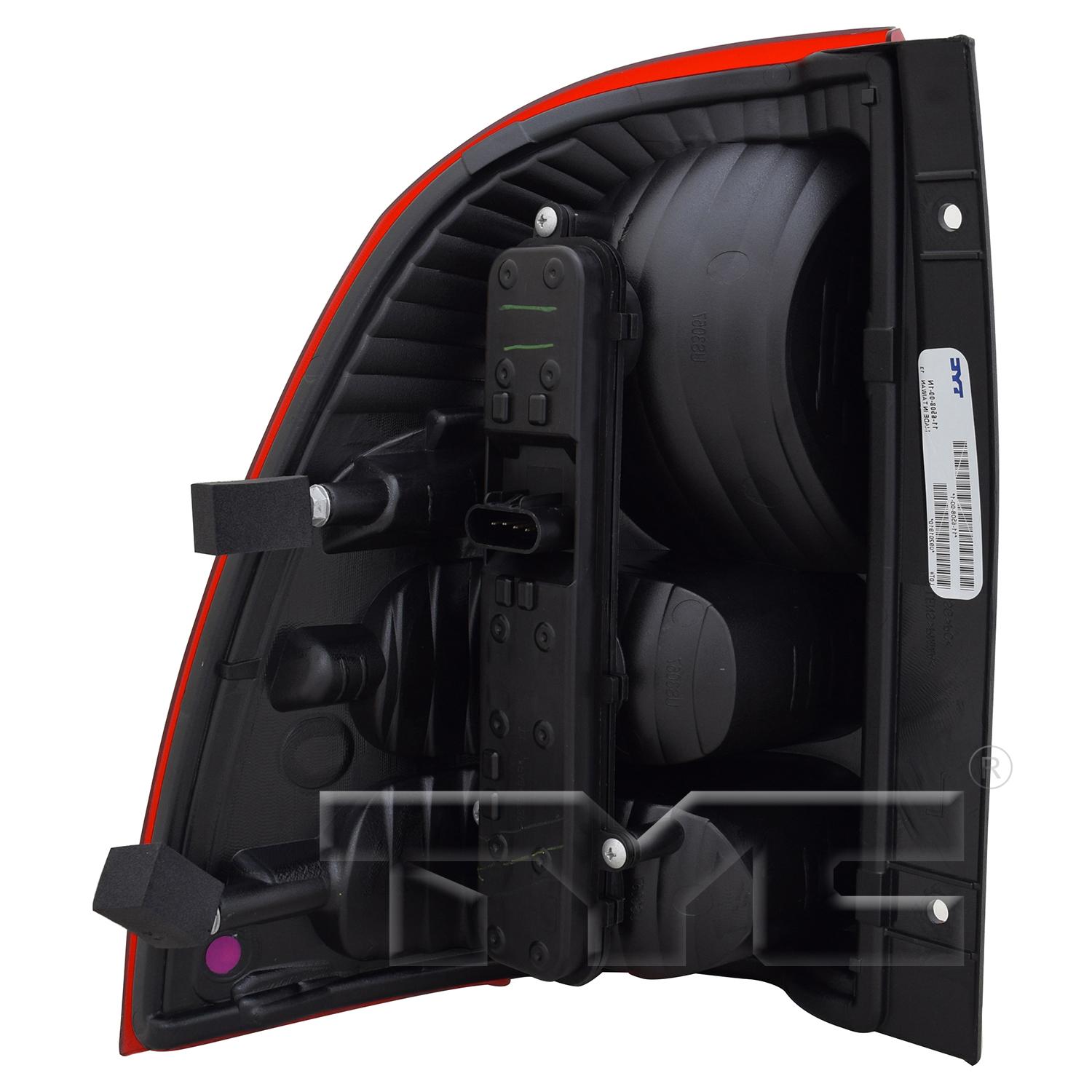 TYC 116507009 Tail Light Assembly product image 2 of 6