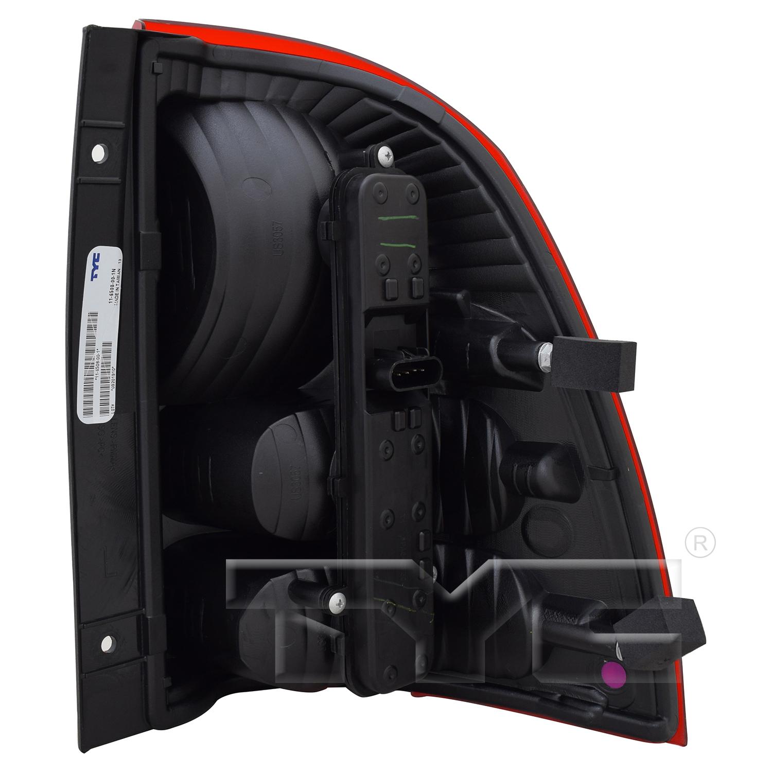 TYC 116508009 Tail Light Assembly product image 2 of 6