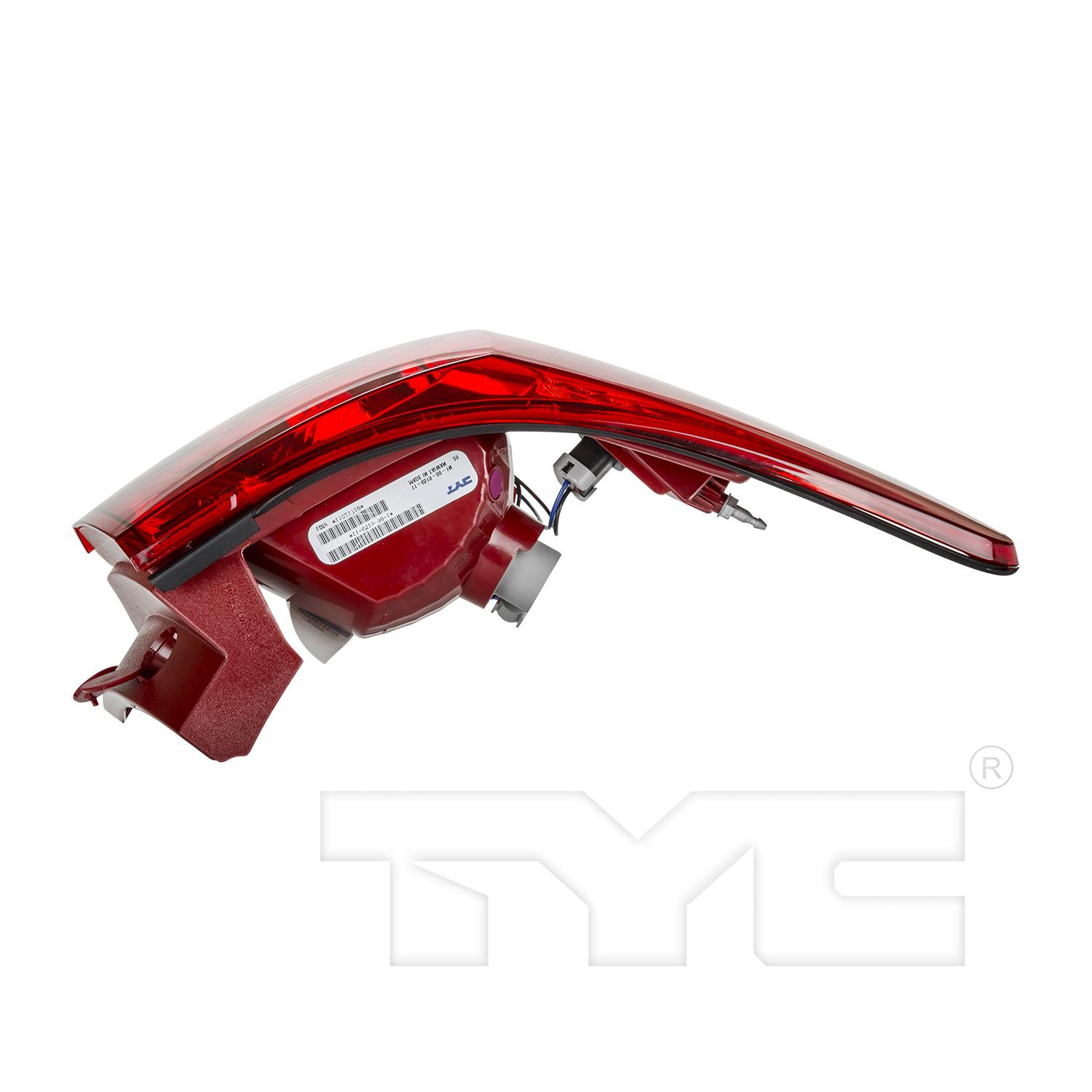 TYC 11652000 Tail Light Assembly product image 5 of 6