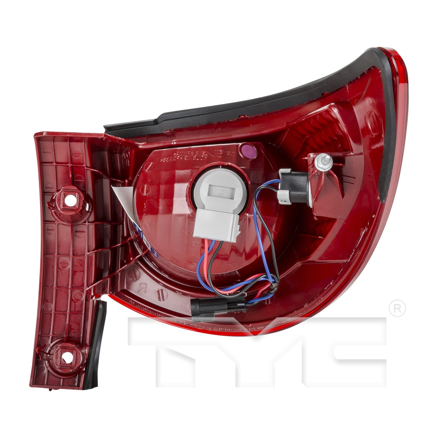TYC 116520009 Tail Light Assembly product image 2 of 6
