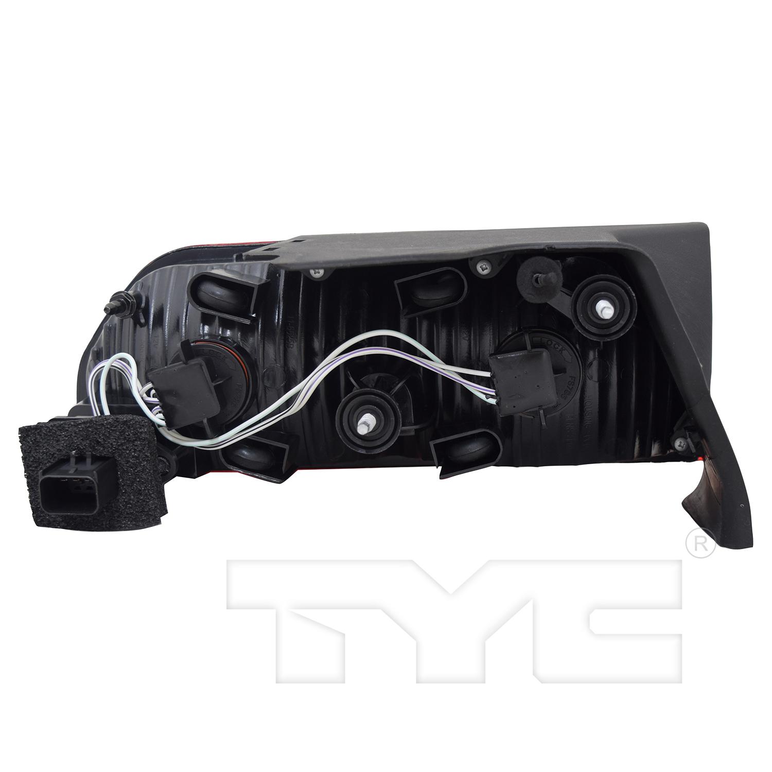 TYC 11652500 Tail Light Assembly product image 2 of 6