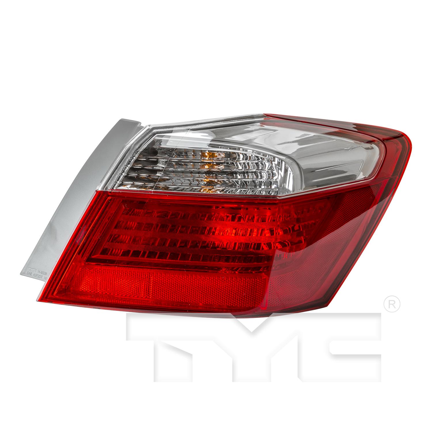 TYC 11652900 Tail Light Assembly product image 2 of 7