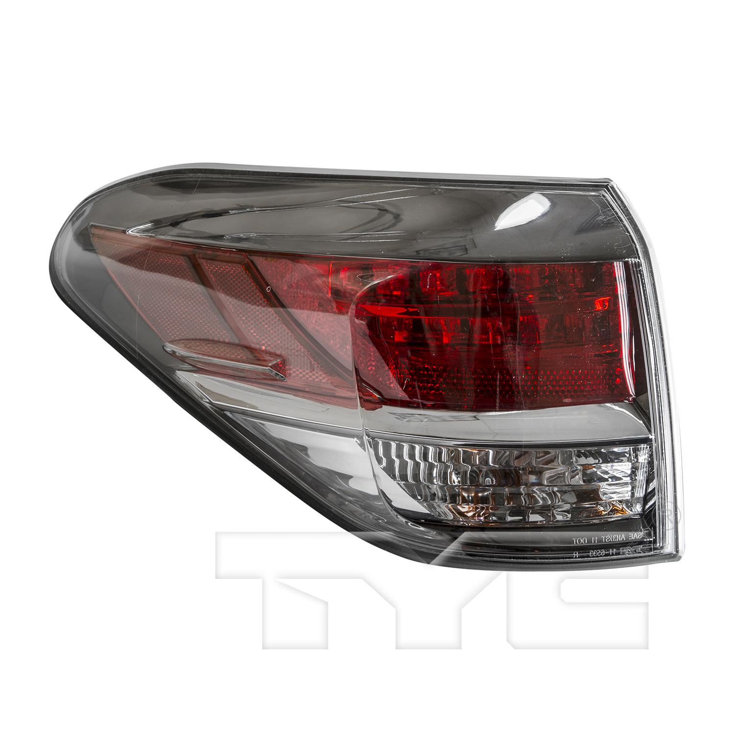 TYC 11653400 Tail Light Assembly product image 1 of 12