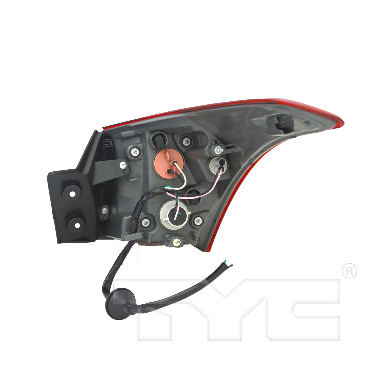 TYC 11653500 Tail Light Assembly product image 3 of 6