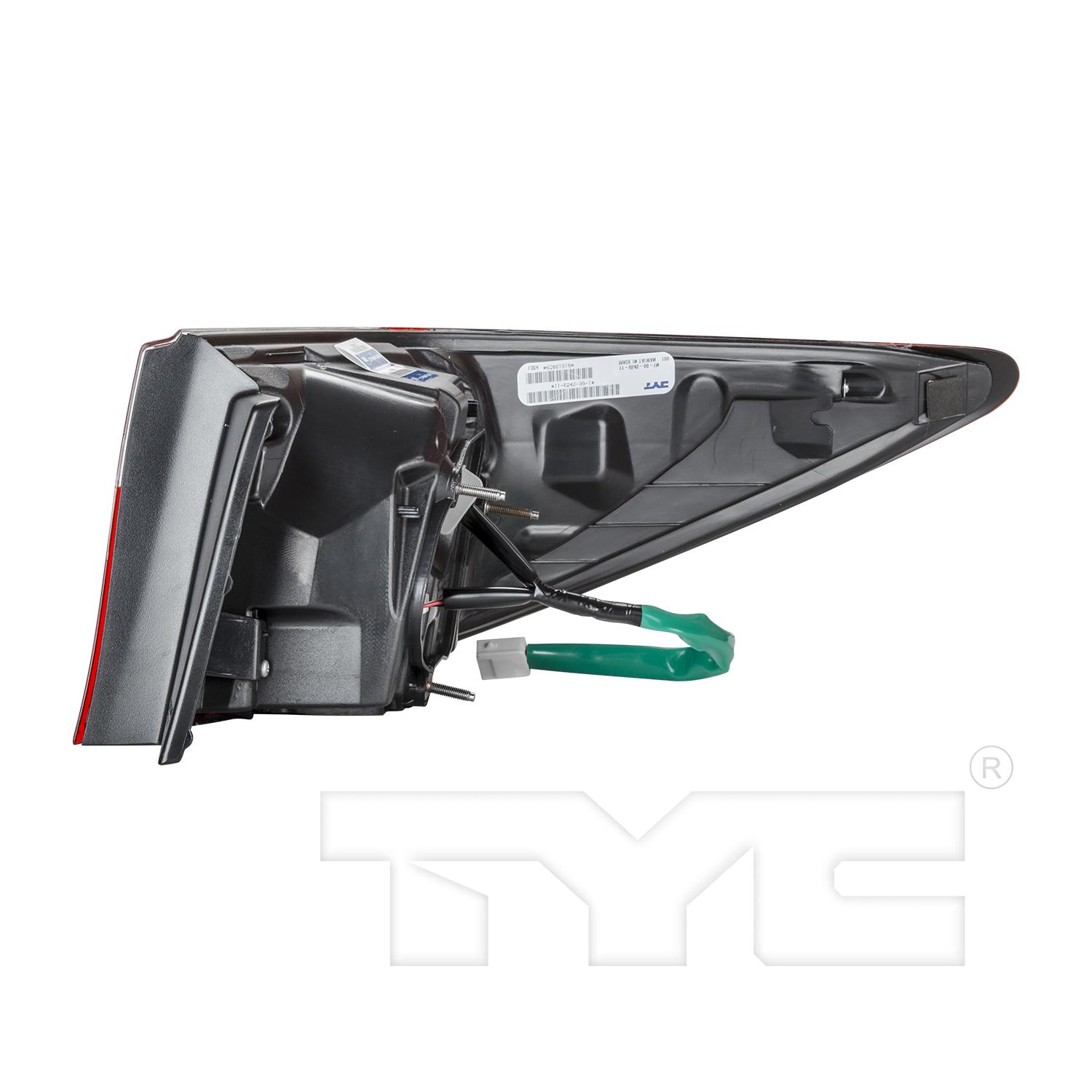 TYC 11654600 Tail Light Assembly product image 4 of 6