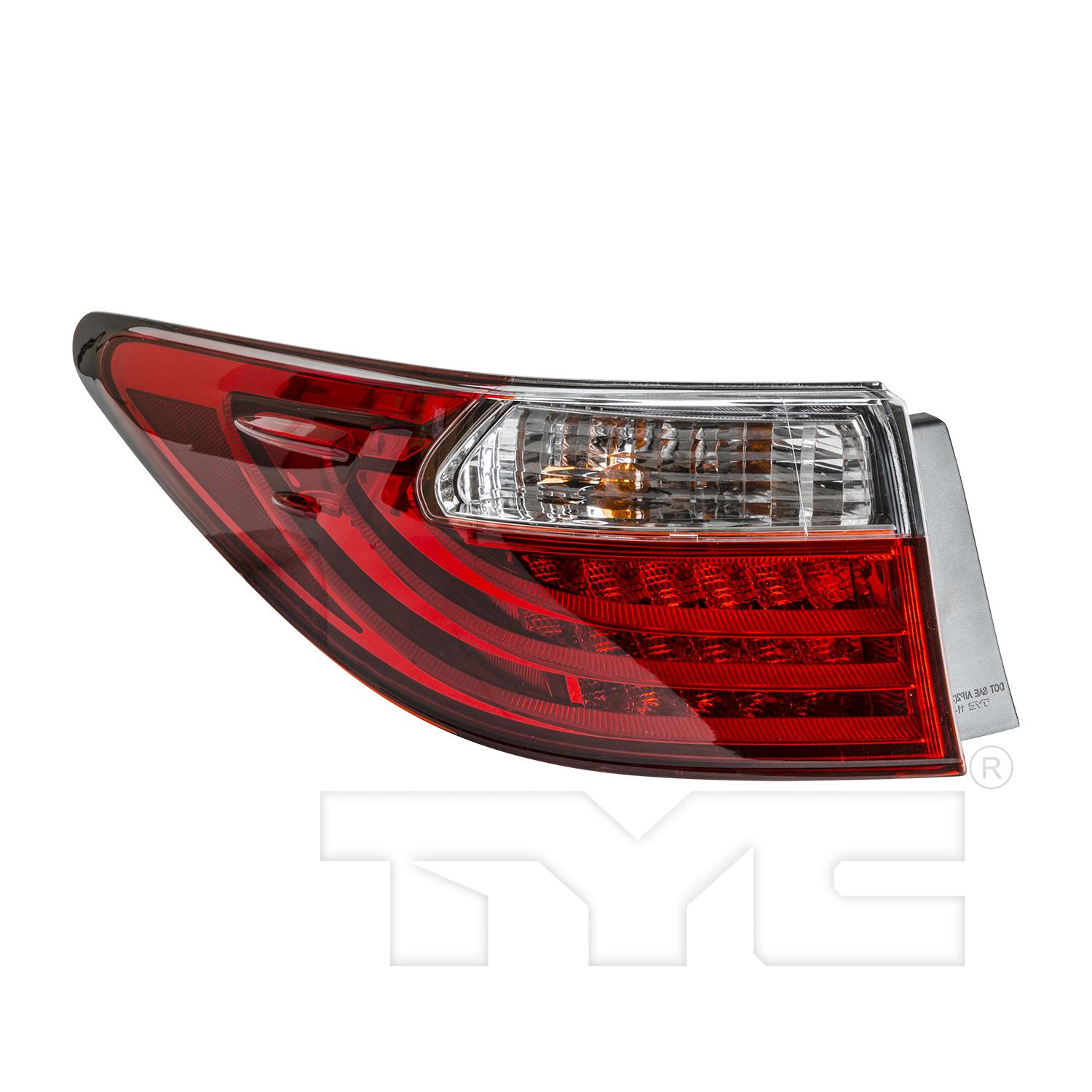 TYC 116546009 Tail Light Assembly product image 1 of 12