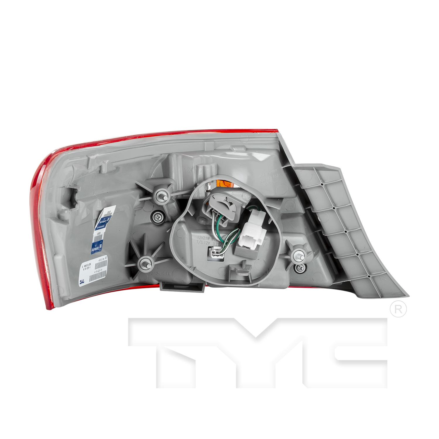 TYC 11655700 Tail Light Assembly product image 2 of 6
