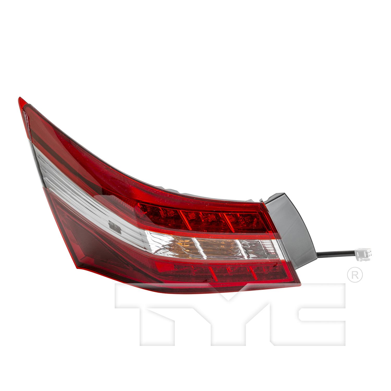 TYC 11655900 Tail Light Assembly product image 1 of 8