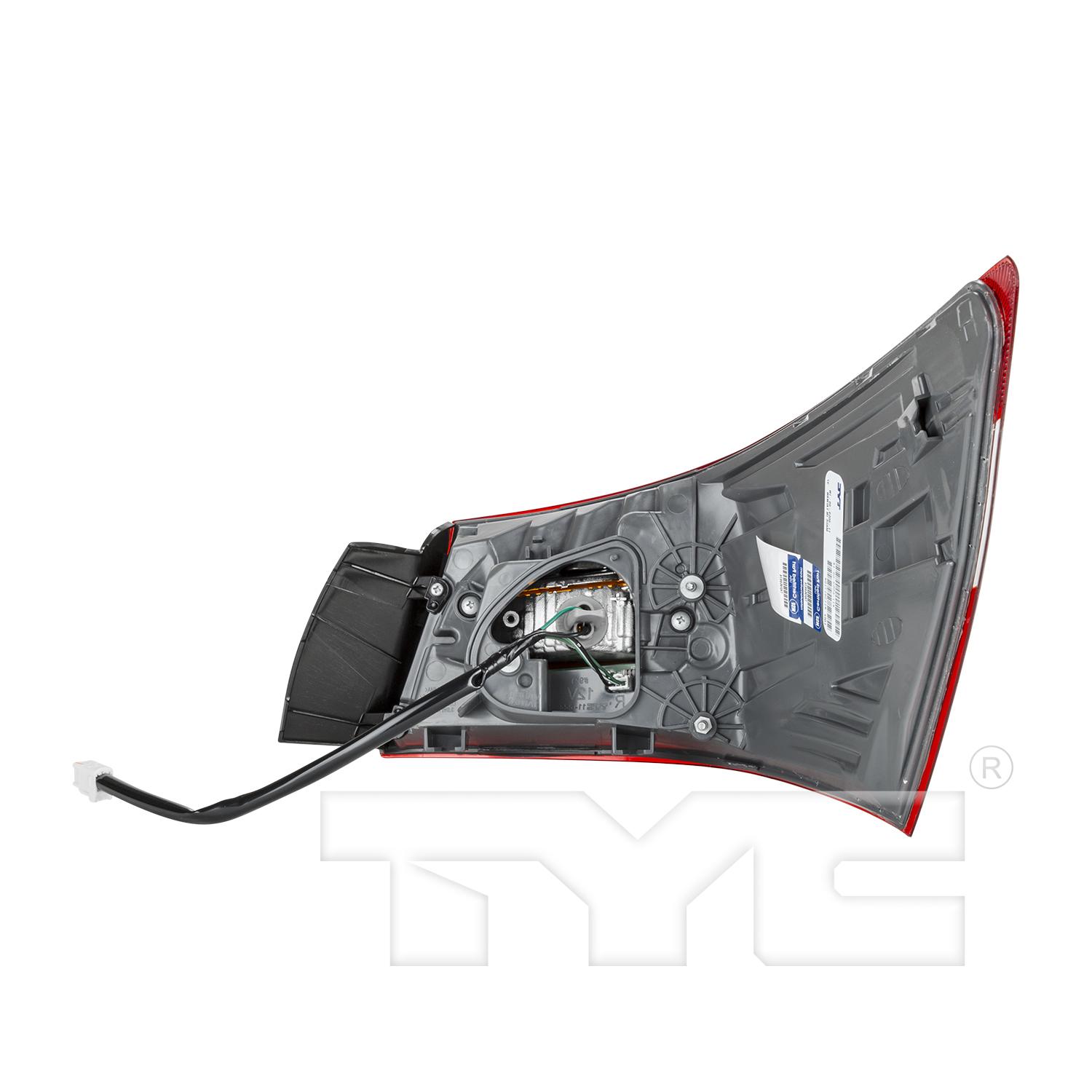 TYC 11655900 Tail Light Assembly product image 2 of 8