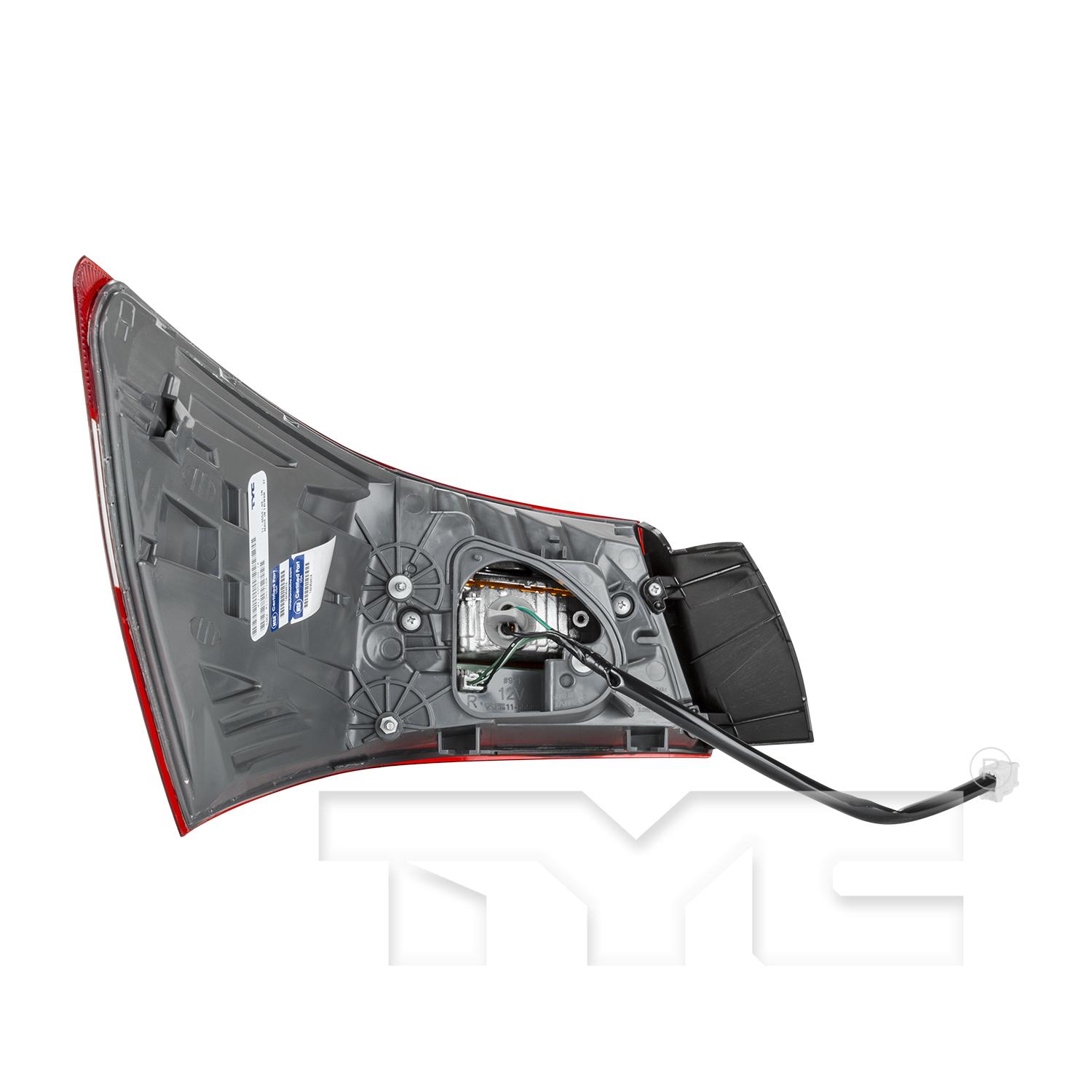 TYC 11655900 Tail Light Assembly product image 4 of 8