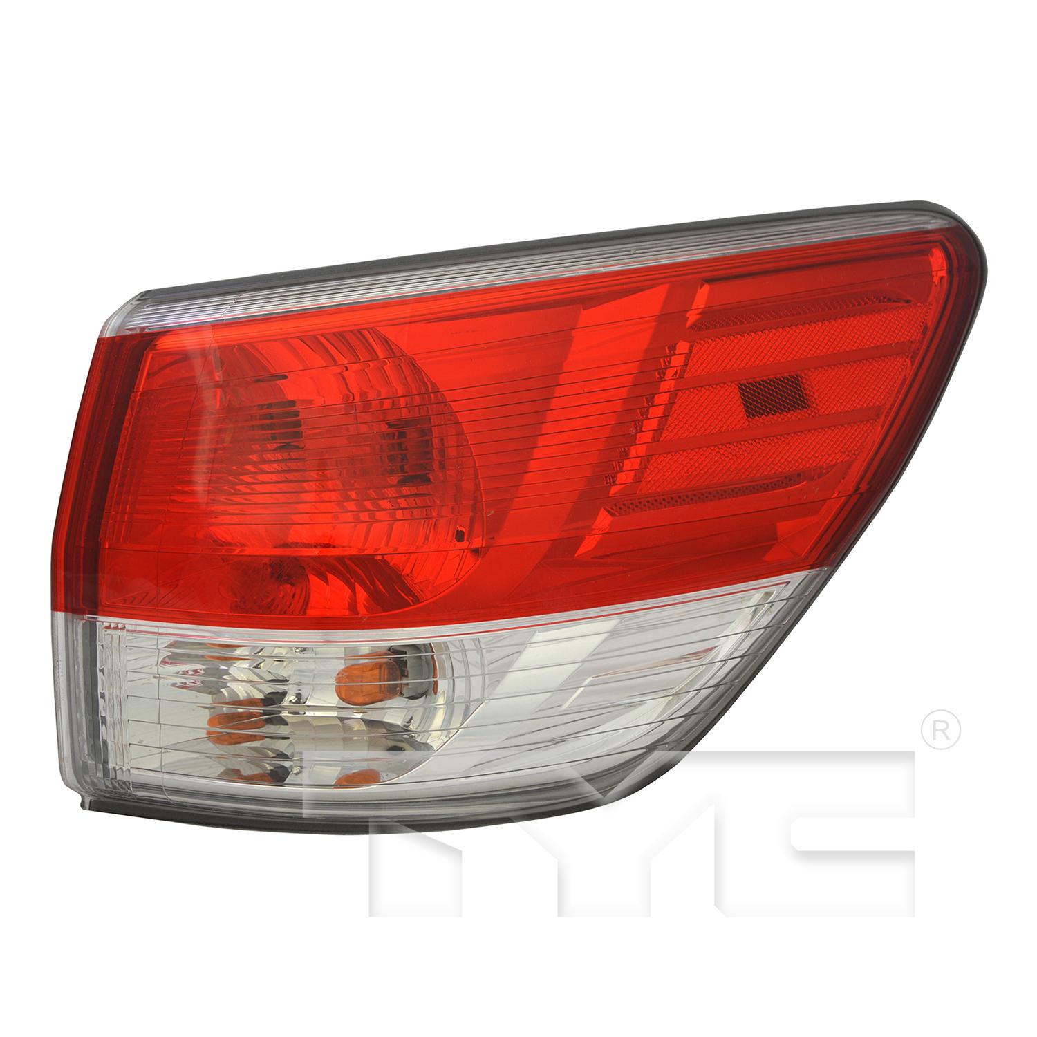 TYC 11656700 Tail Light Assembly product image 1 of 6
