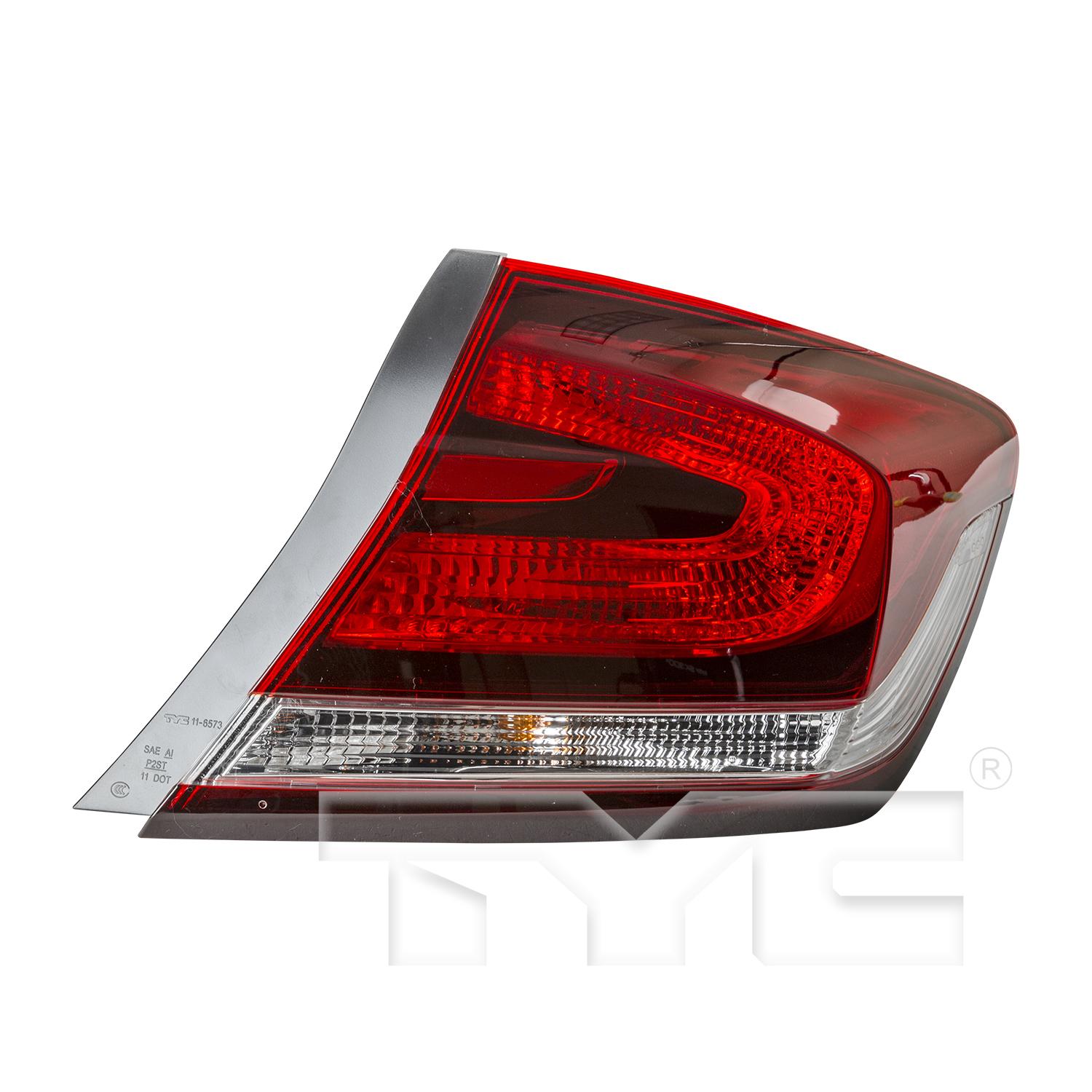 TYC 11657300 Tail Light Assembly product image 1 of 6
