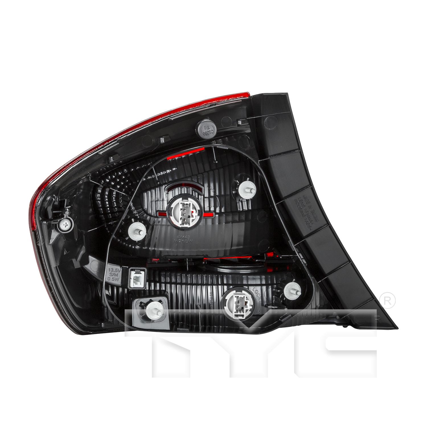 TYC 11657300 Tail Light Assembly product image 2 of 6