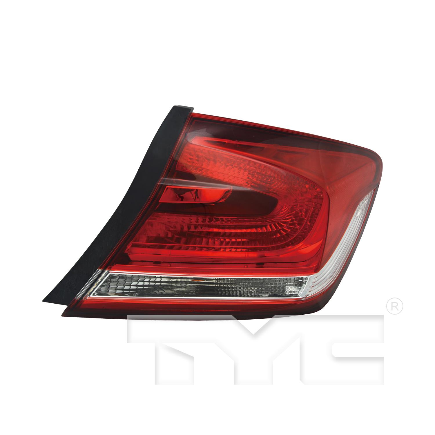 TYC 116573009 Tail Light Assembly product image 3 of 8