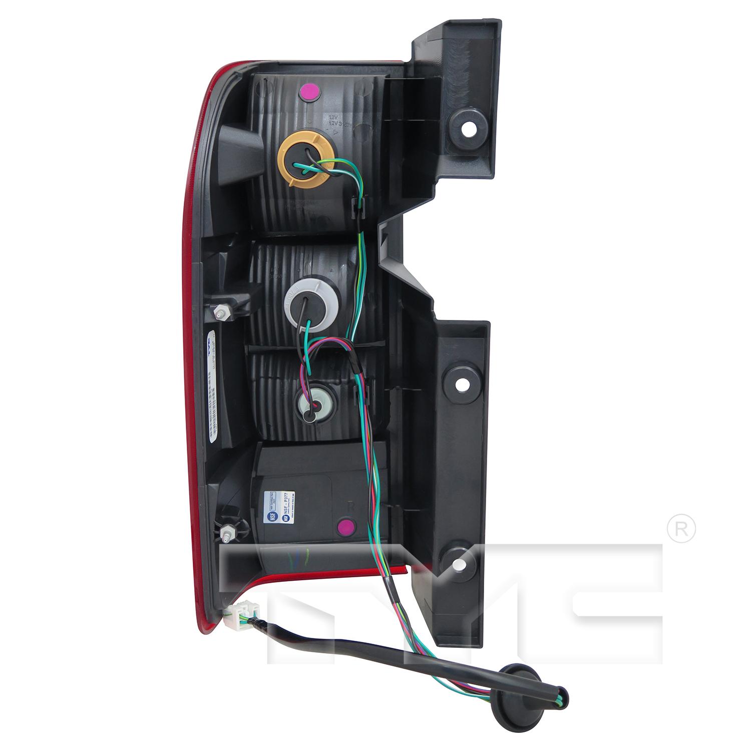 TYC 11660900 - Tail Light Assembly TYC 11660900 Tail Light Assembly product image 2 of 6