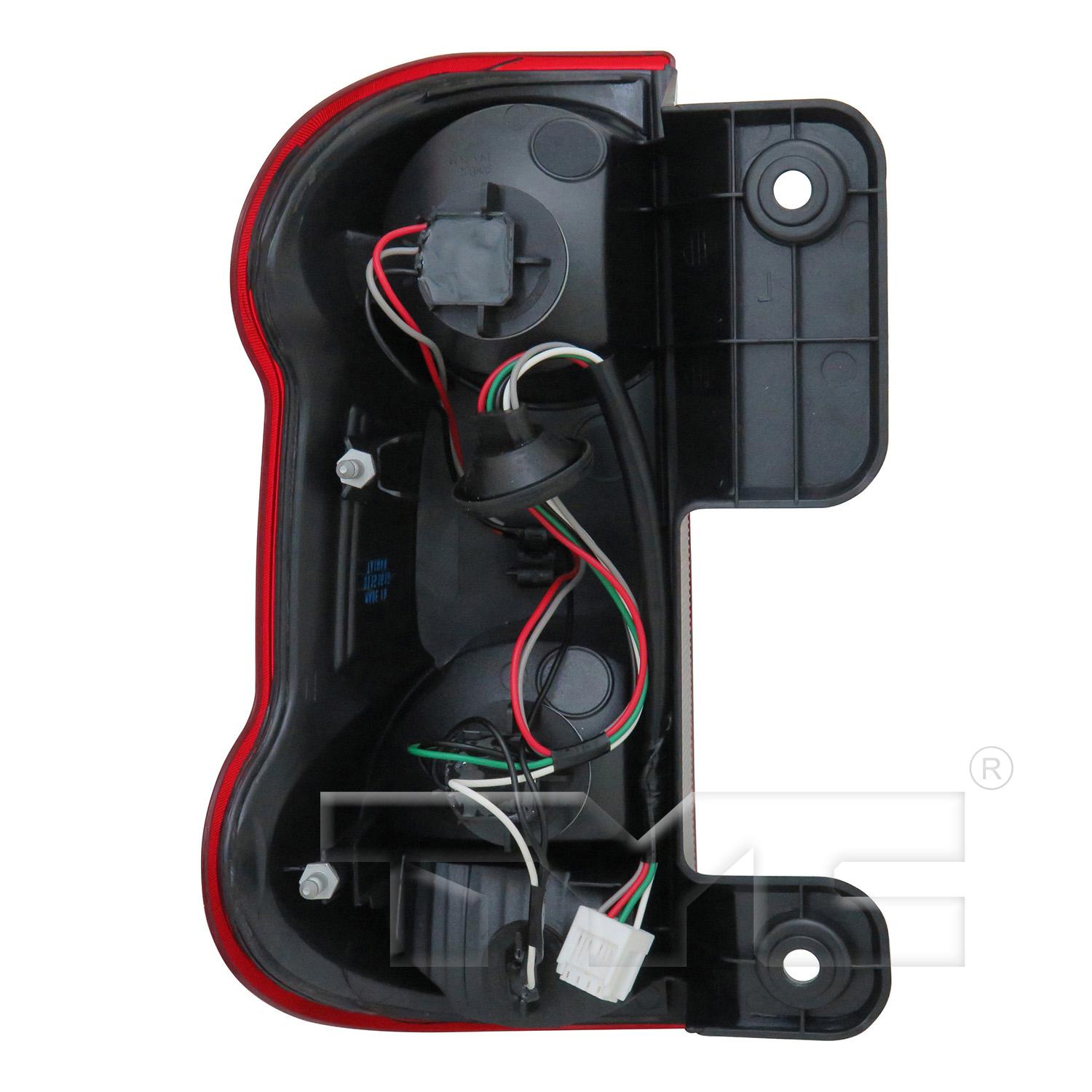 TYC 11661500 Tail Light Assembly product image 2 of 8