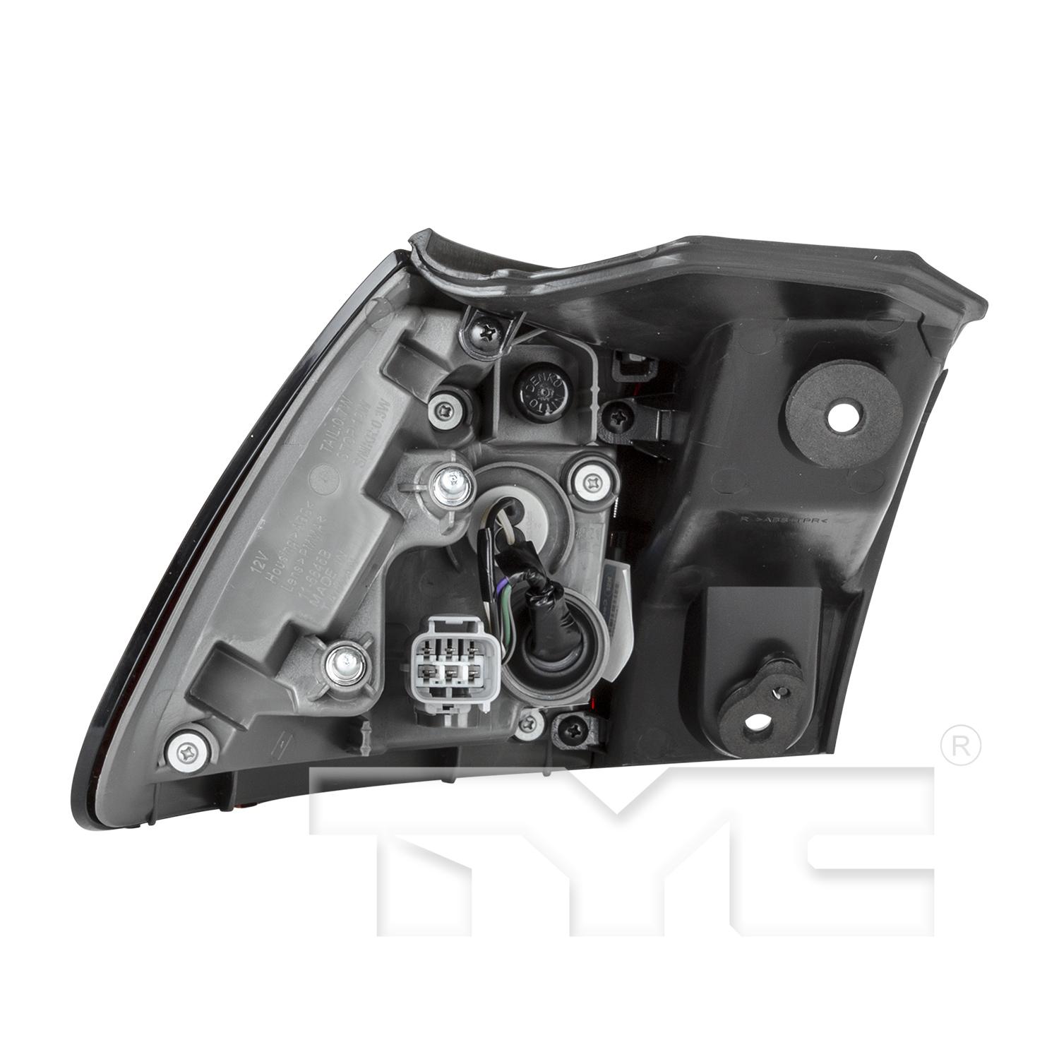 TYC 11664500 Tail Light Assembly product image 2 of 6