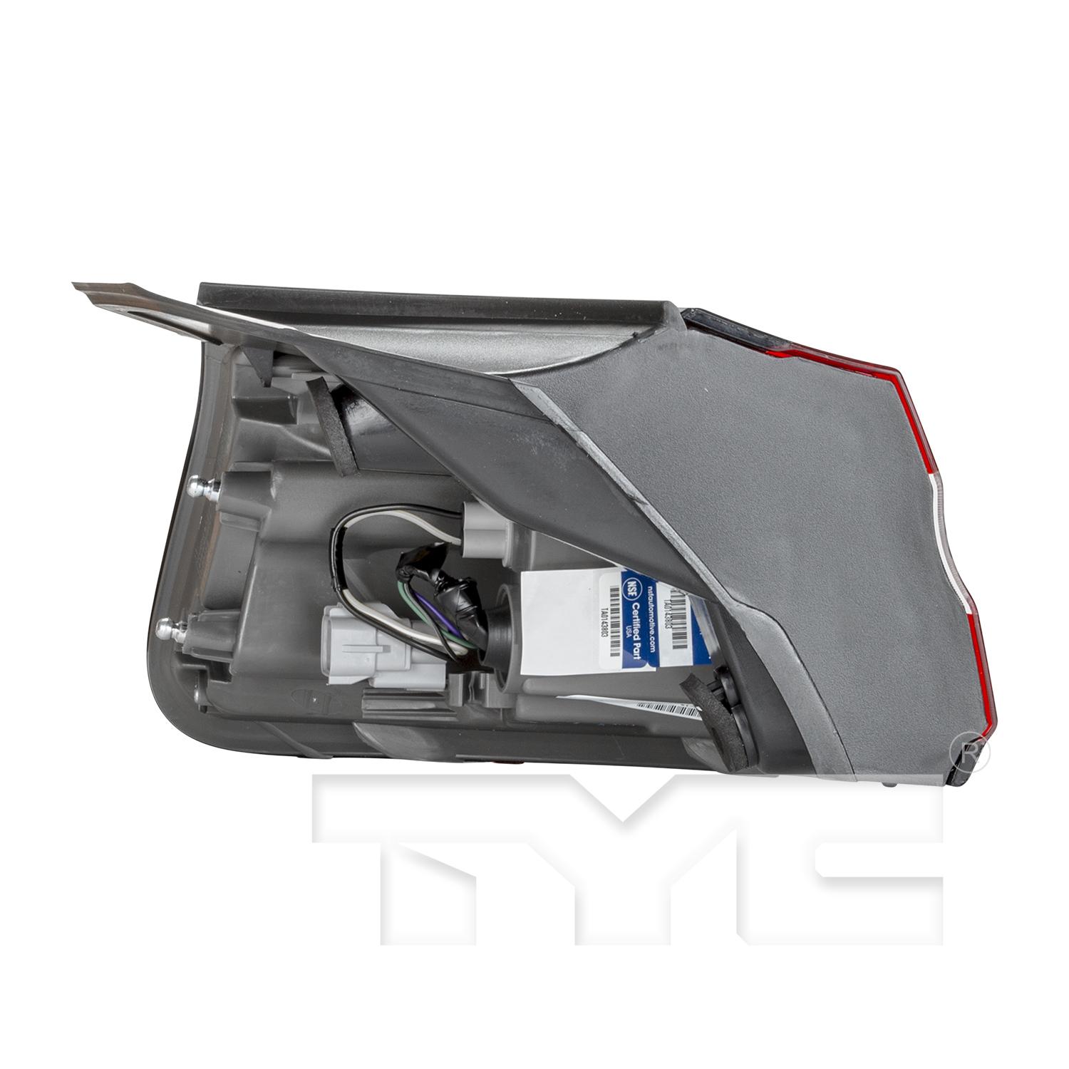 TYC 11664500 Tail Light Assembly product image 4 of 6