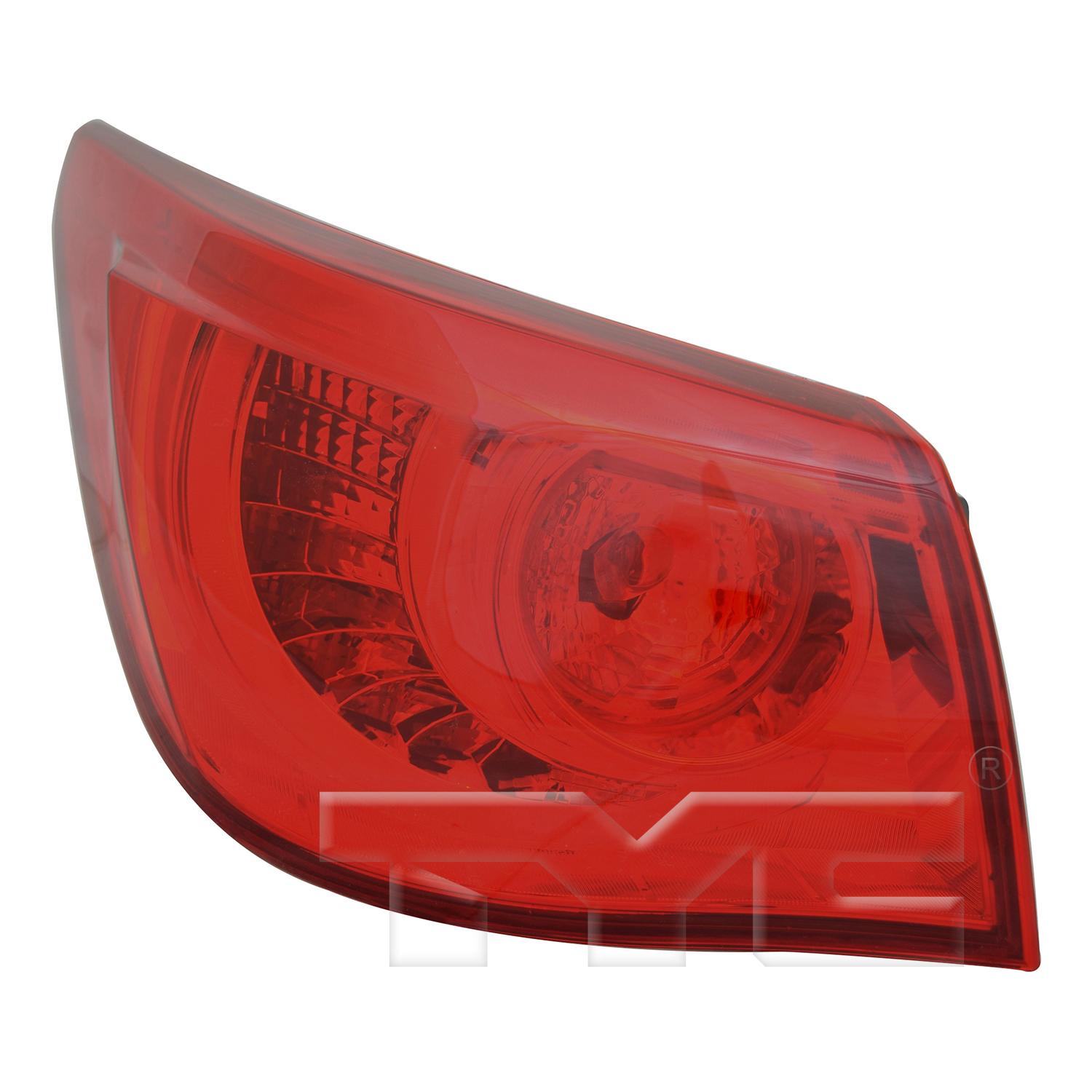 TYC 11665000 Tail Light Assembly product image 1 of 12