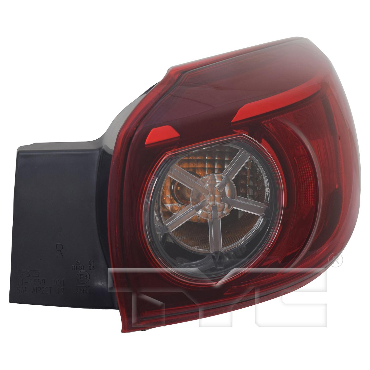 TYC 116659009 Tail Light Assembly product image 3 of 6