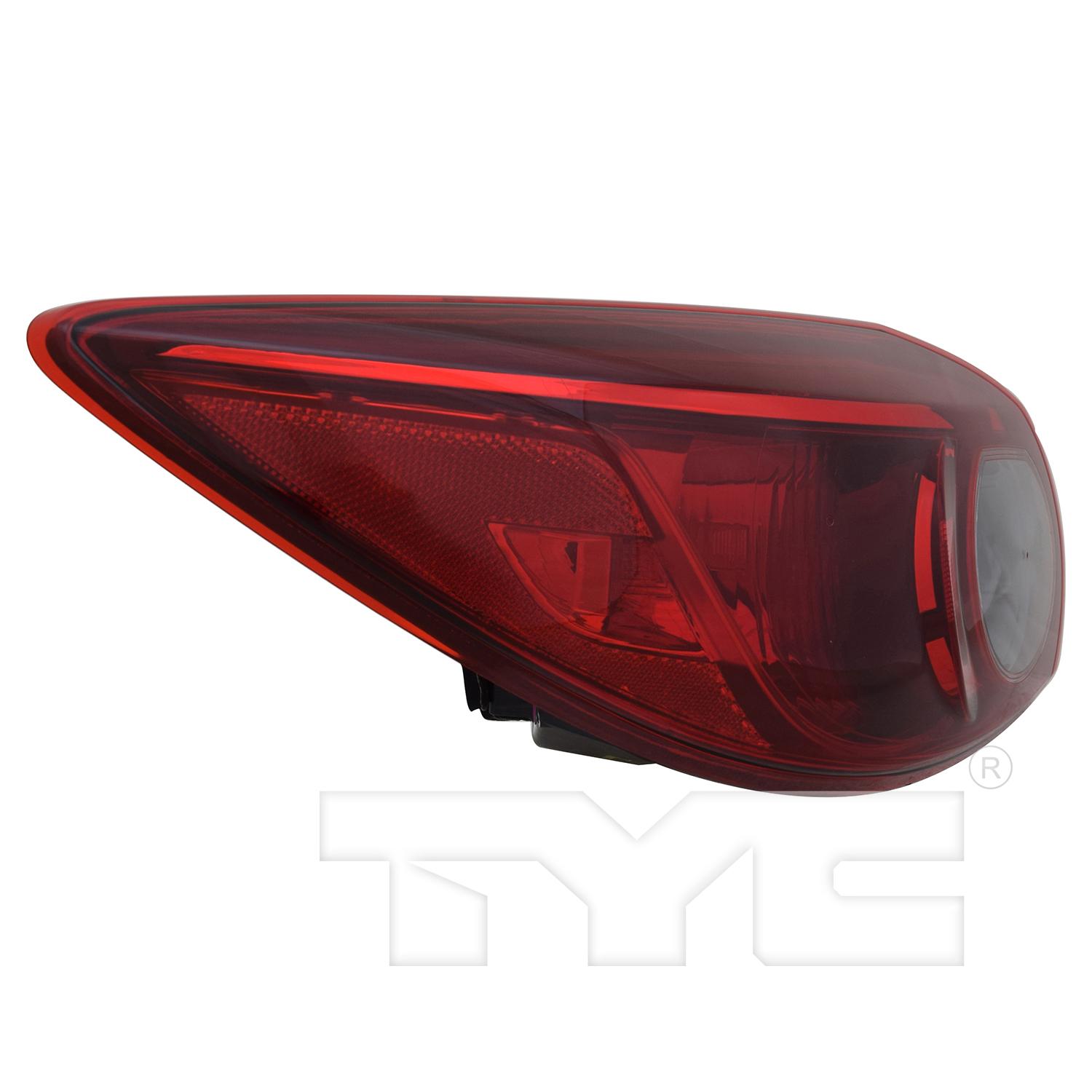TYC 116660009 Tail Light Assembly product image 4 of 6