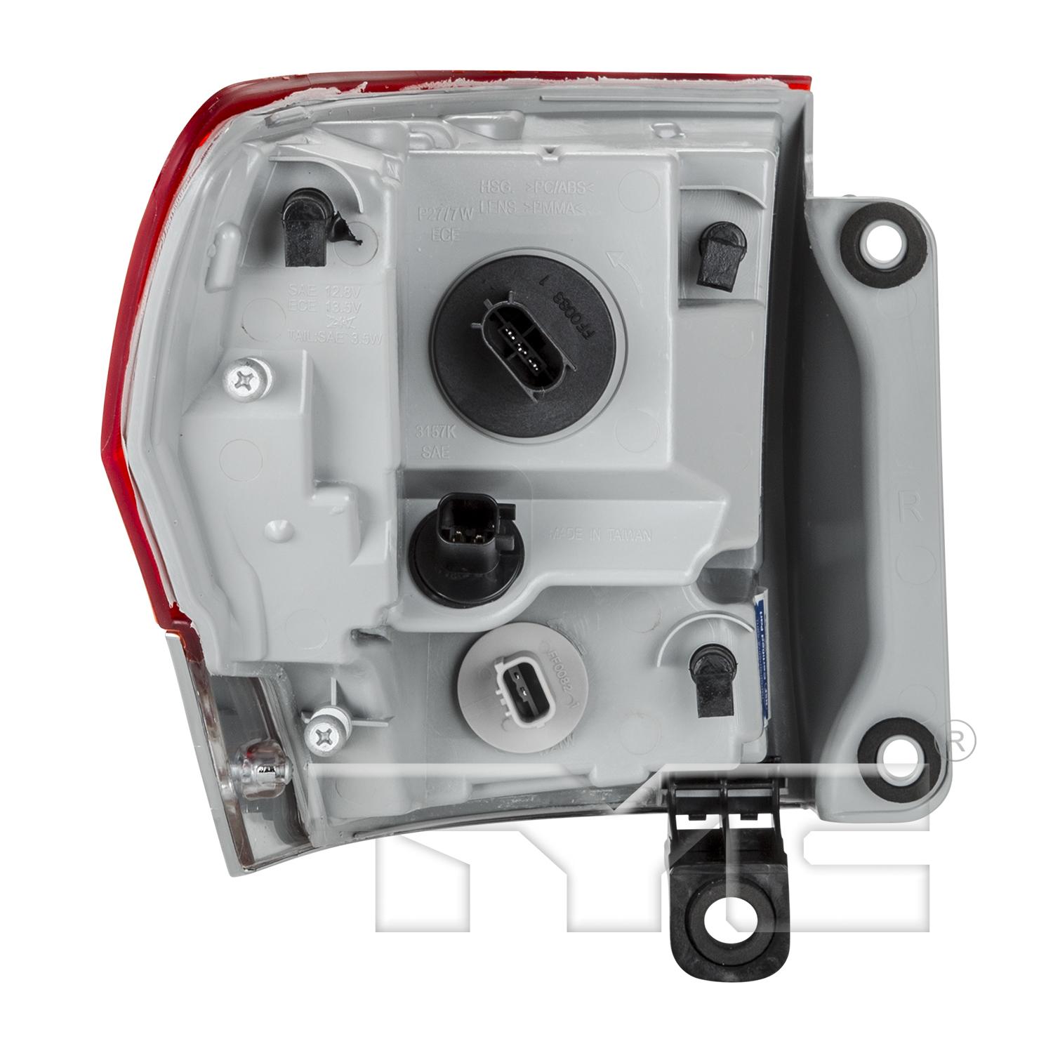 TYC 116661009 Tail Light Assembly product image 2 of 6