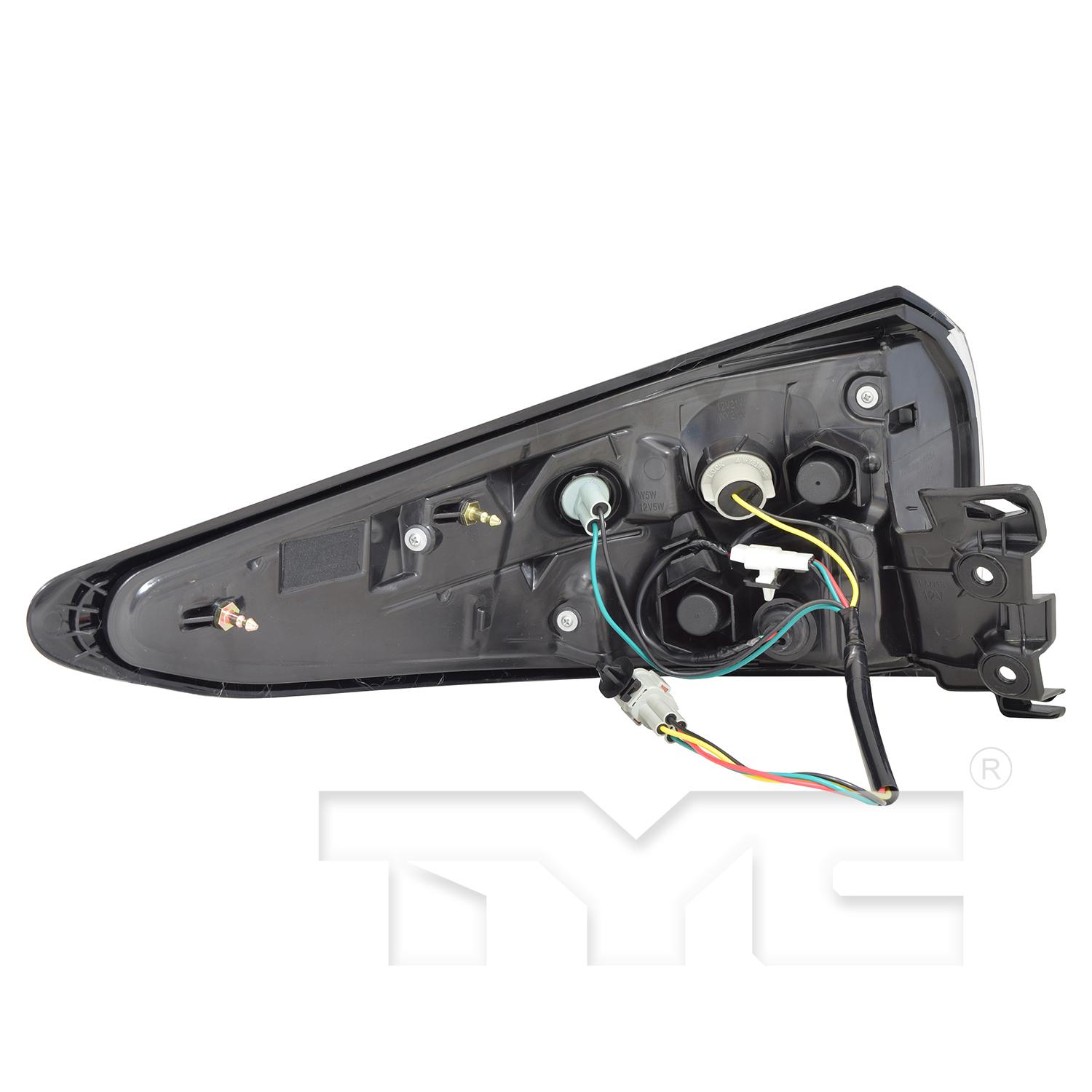 TYC 11677100 Tail Light Assembly product image 2 of 6