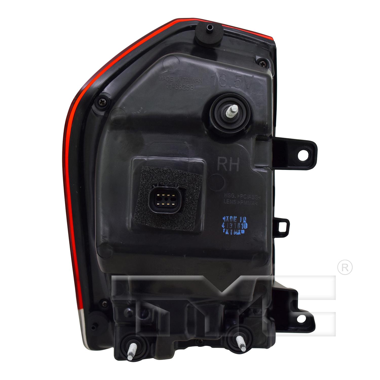 TYC 11682590 - Tail Light Assembly TYC 11682590 Tail Light Assembly product image 2 of 6