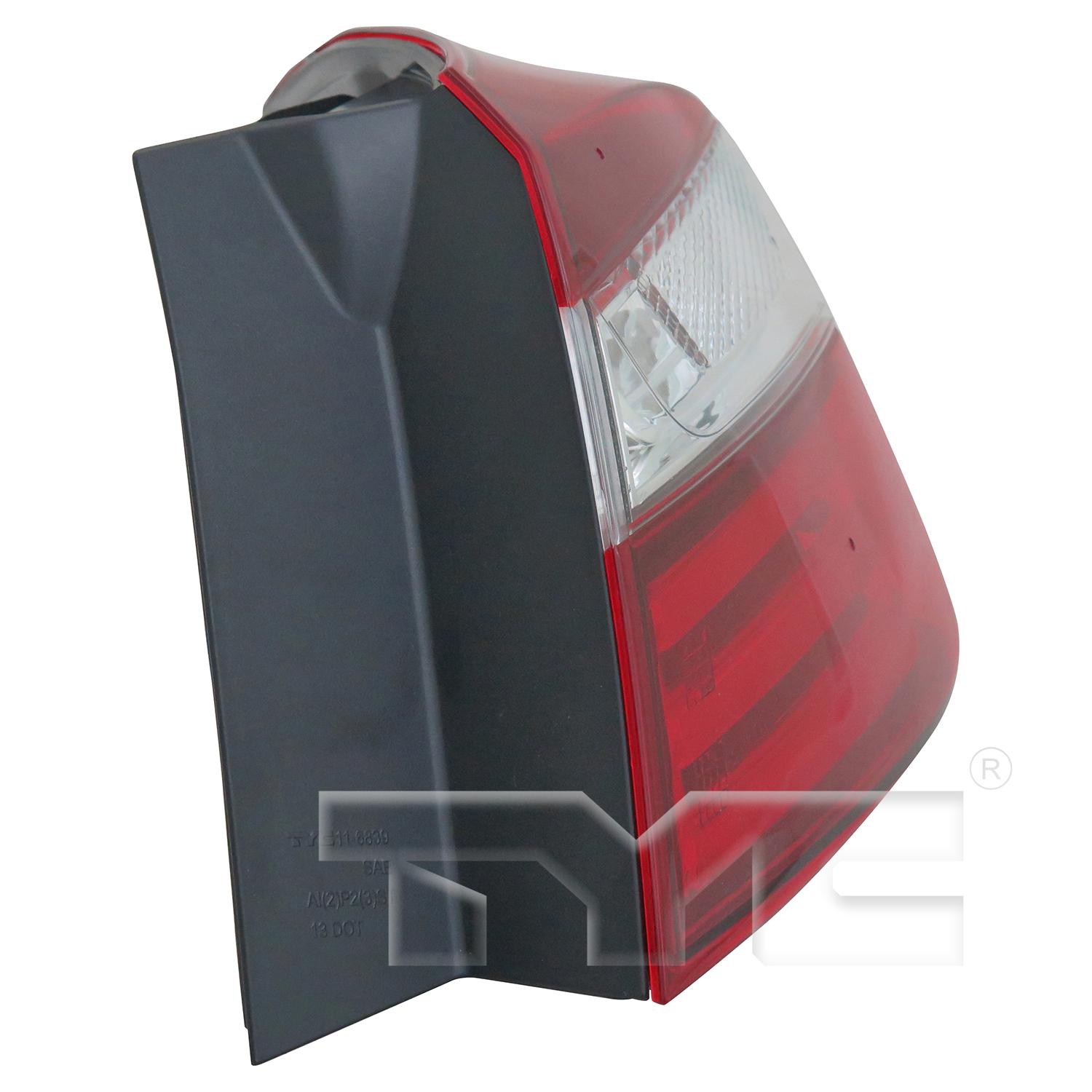 TYC 11683900 Tail Light Assembly product image 3 of 6