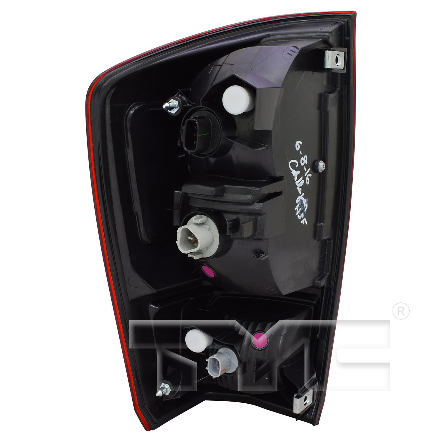 TYC 11684990 Tail Light Assembly product image 2 of 6