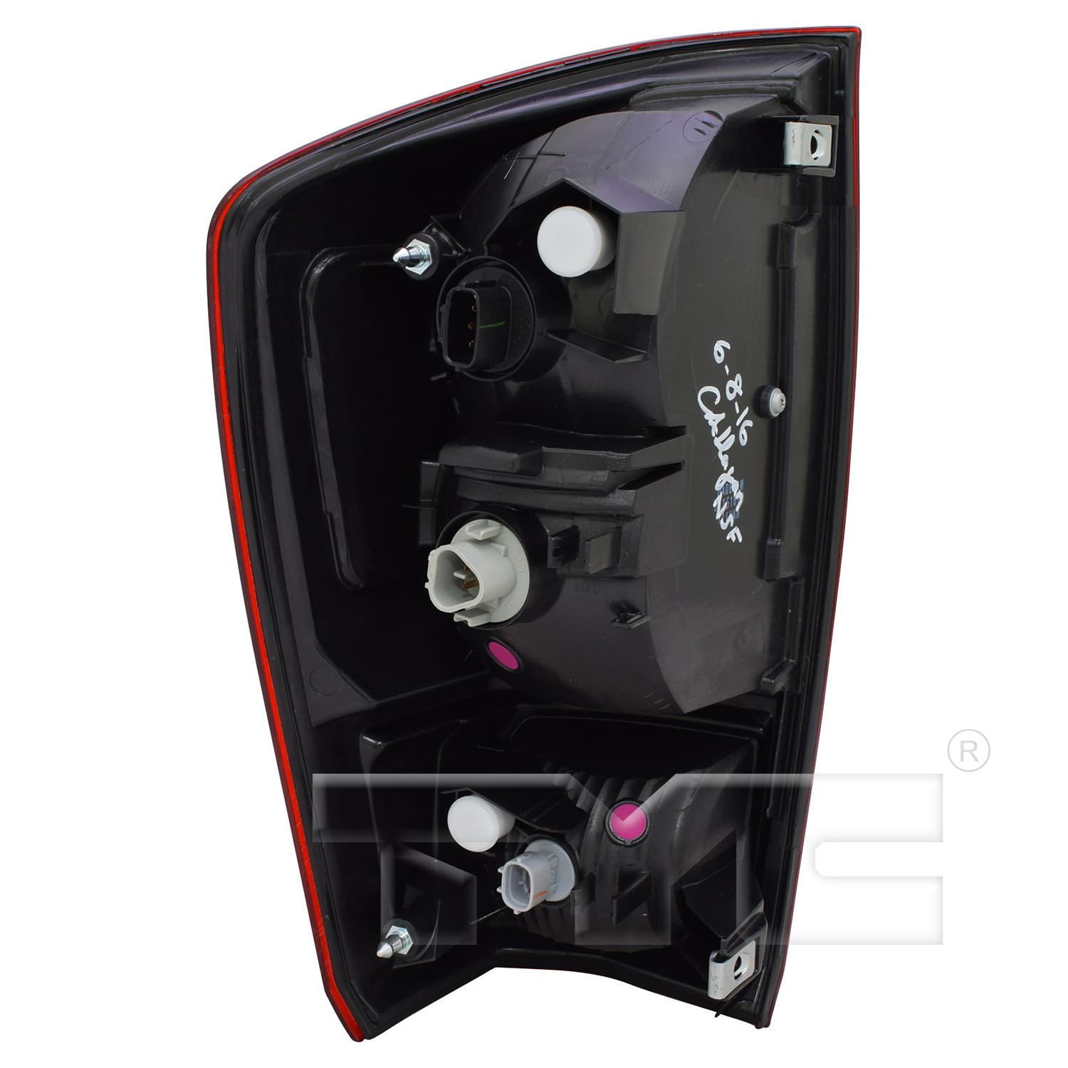 TYC 116849909 Tail Light Assembly product image 2 of 6