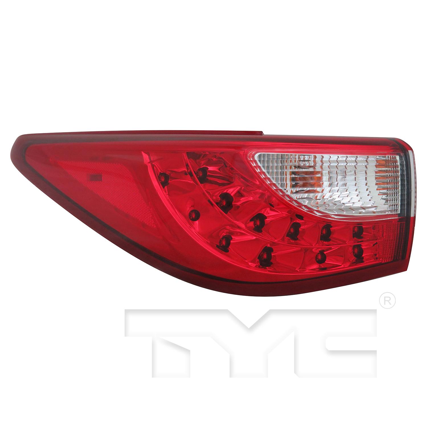 TYC 11687000 Tail Light Assembly product image 1 of 6