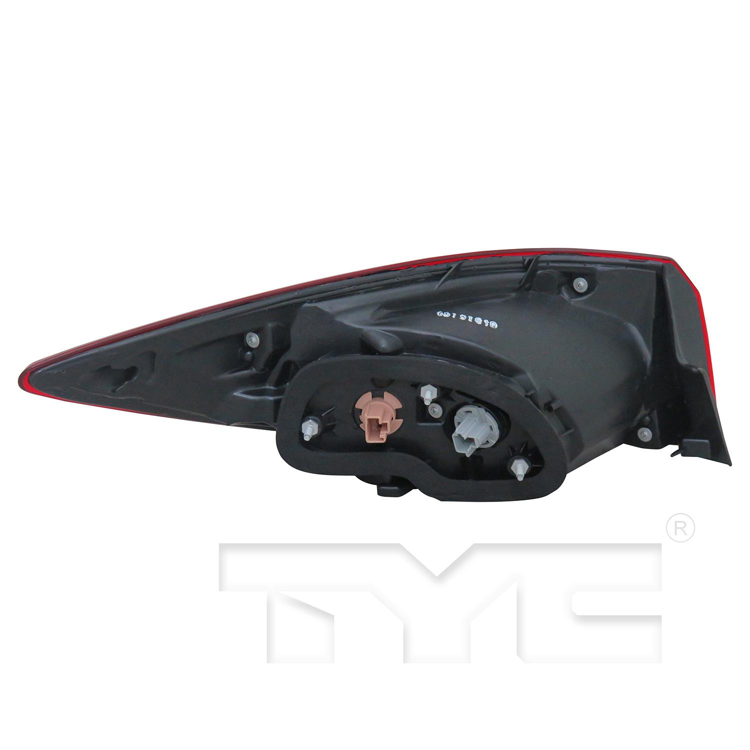 TYC 11687300 Tail Light Assembly product image 2 of 6