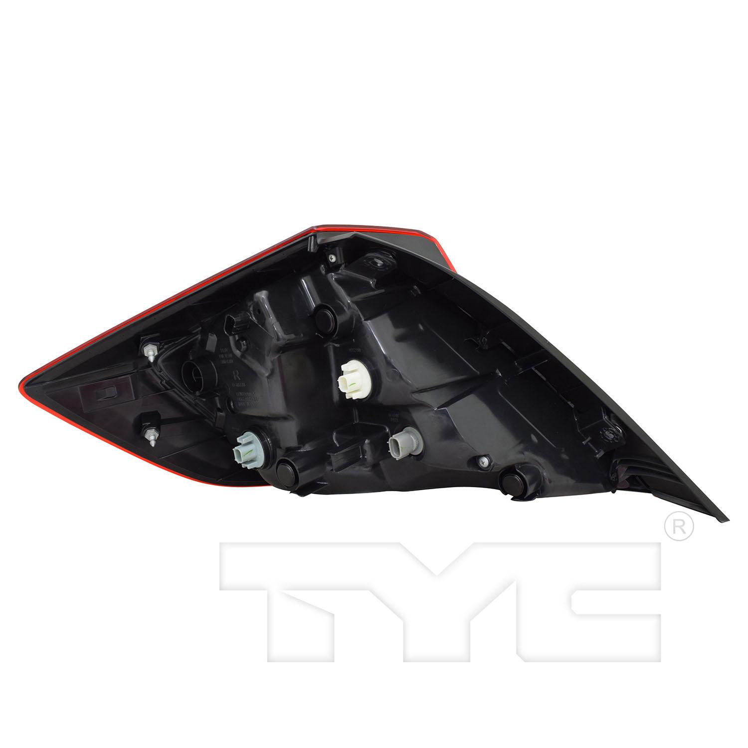 TYC 11687700 Tail Light Assembly product image 5 of 12