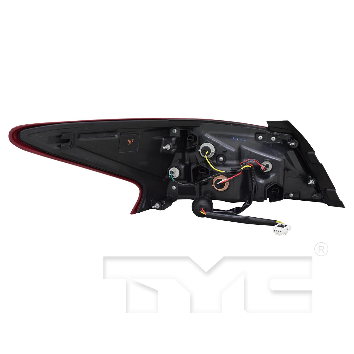 TYC 11688700 Tail Light Assembly product image 2 of 6