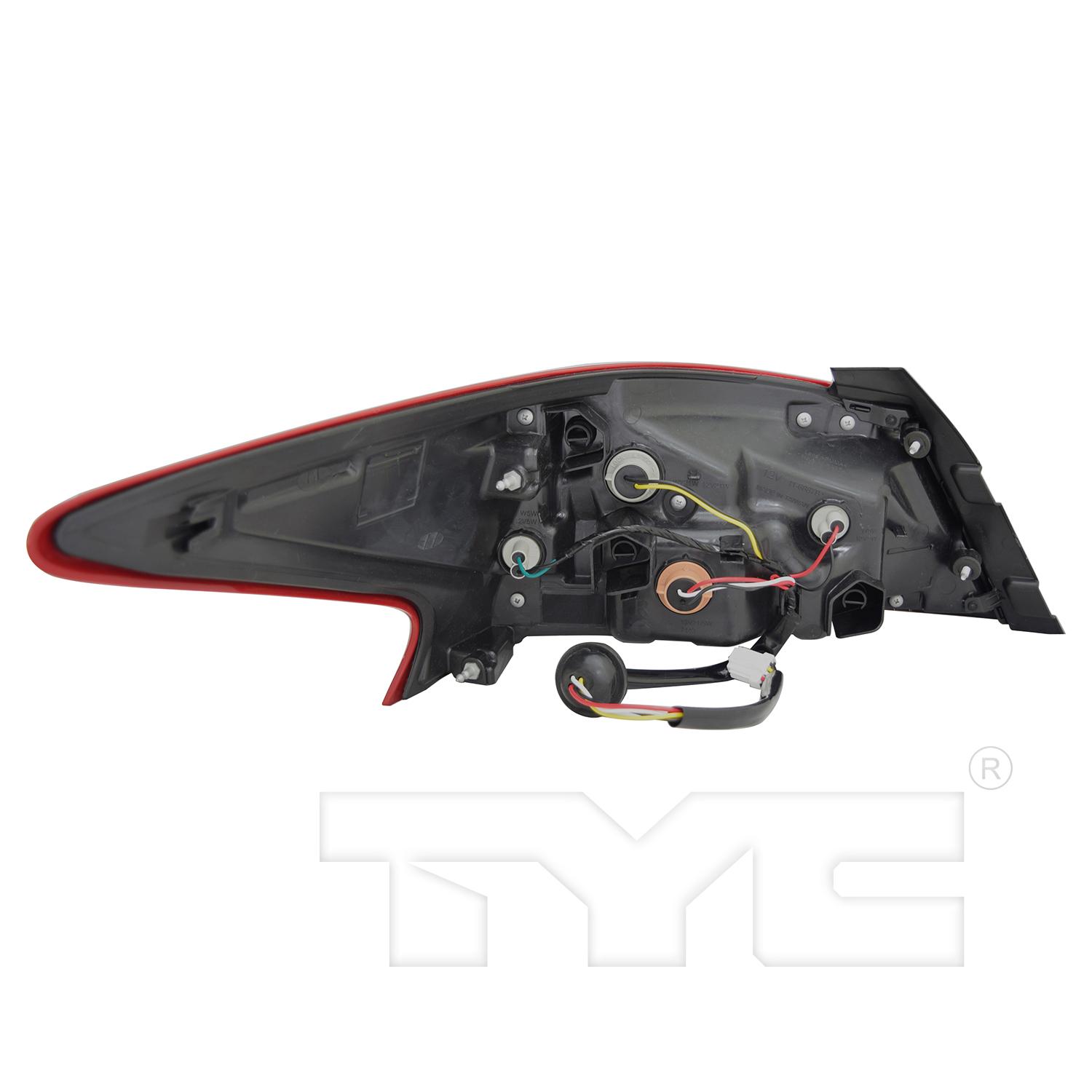 TYC 11688780 - Tail Light Assembly TYC 11688780 Tail Light Assembly product image 2 of 6