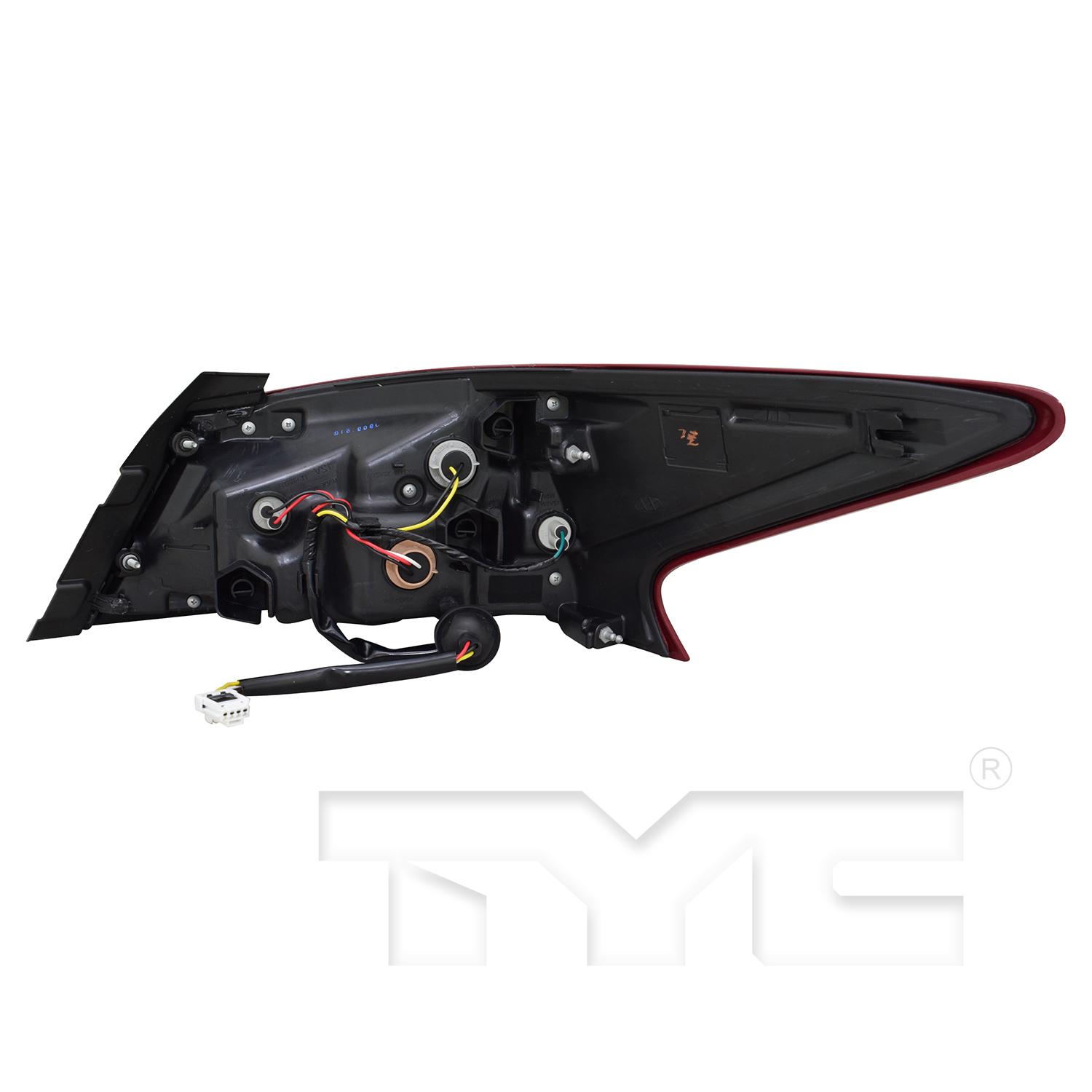 TYC 116888009 Tail Light Assembly product image 2 of 6