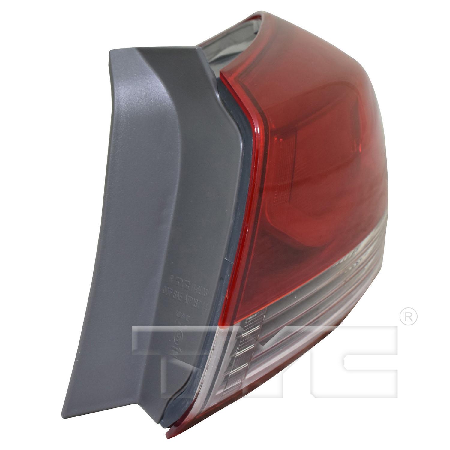 TYC 116903009 Tail Light Assembly product image 3 of 6