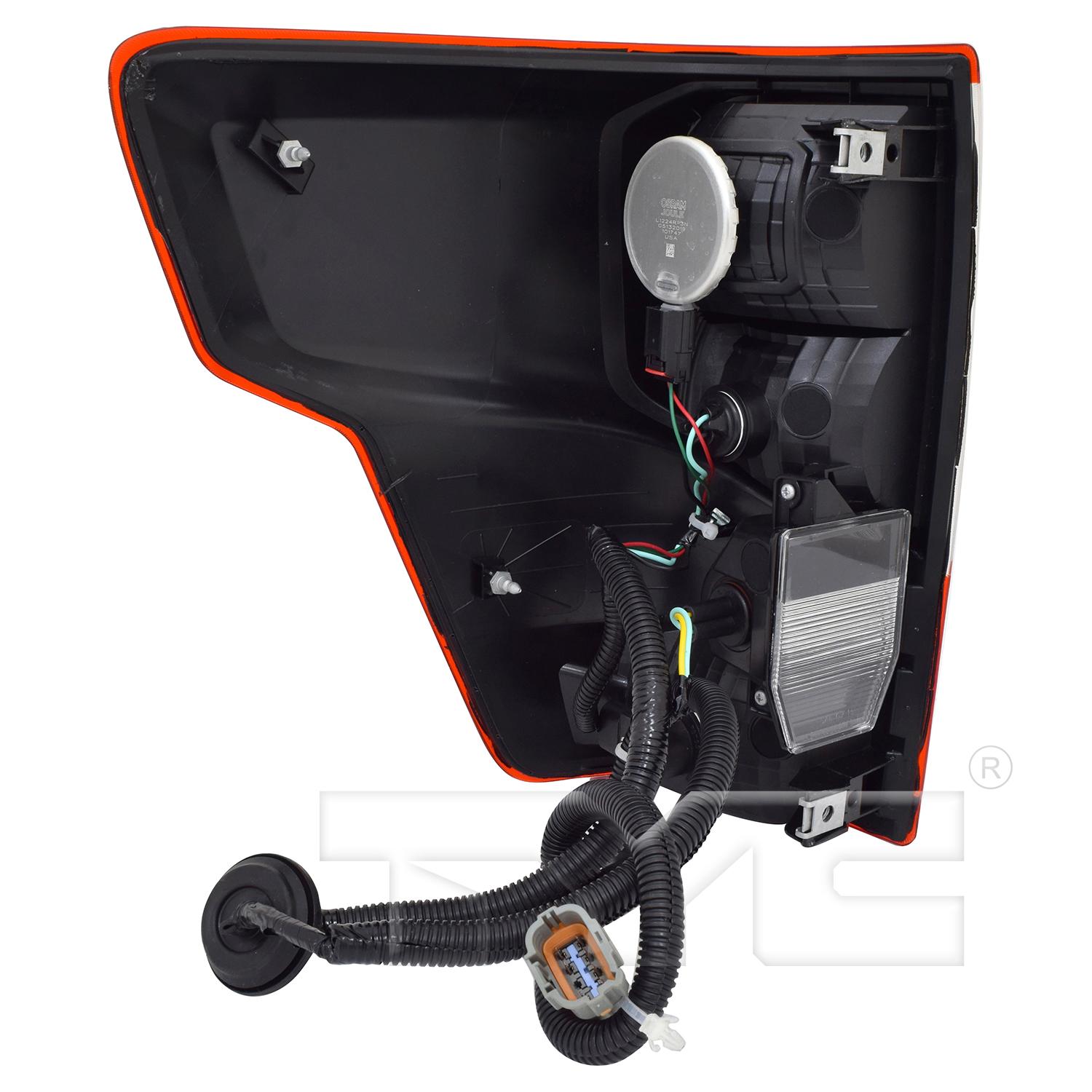 TYC 11697180 Tail Light Assembly product image 2 of 6