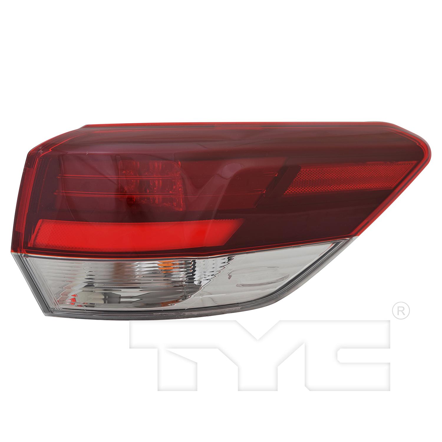 TYC 11697780 Tail Light Assembly product image 1 of 6