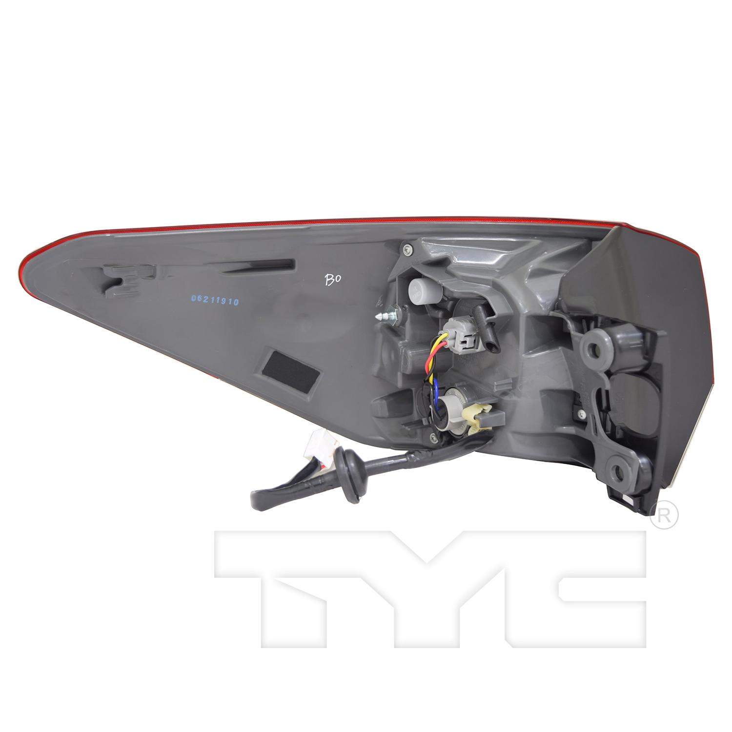 TYC 11697790 Tail Light Assembly product image 2 of 6