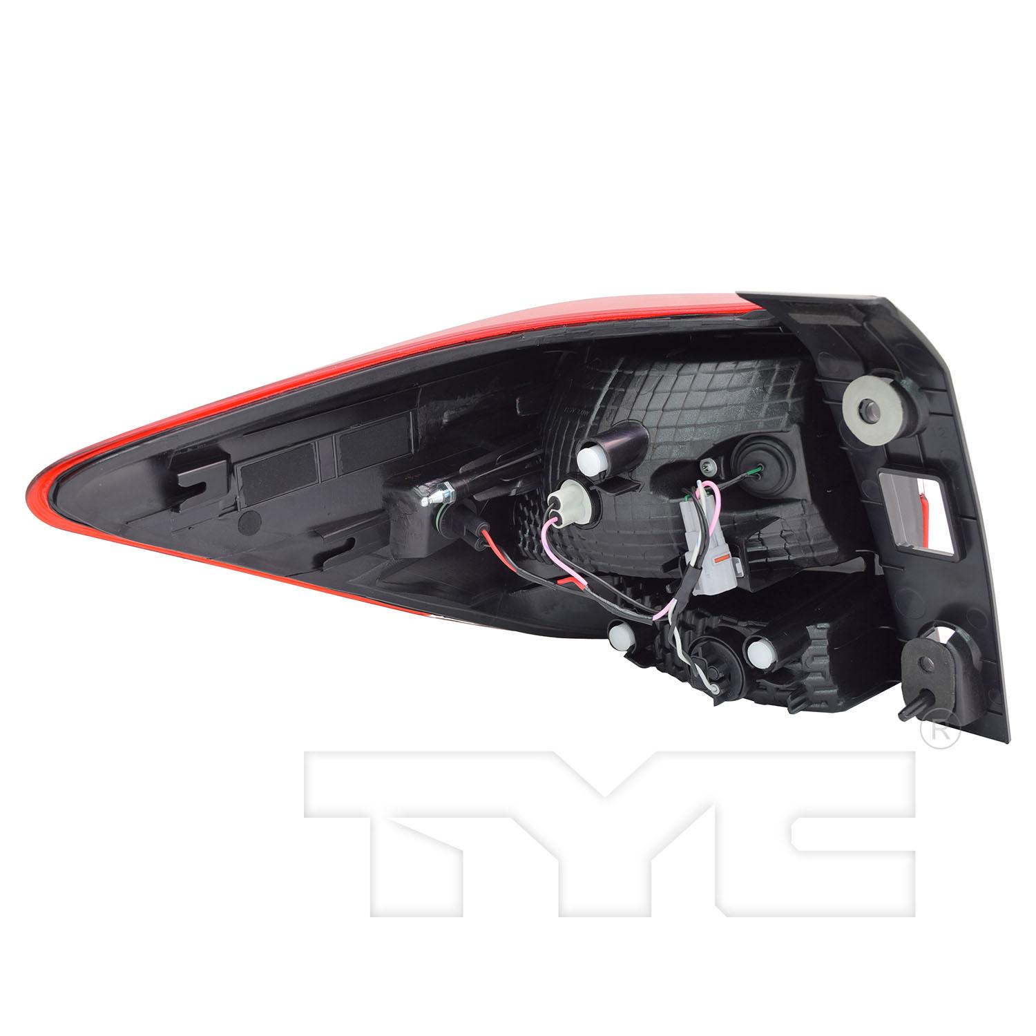 TYC 11698900 Tail Light Assembly product image 5 of 12