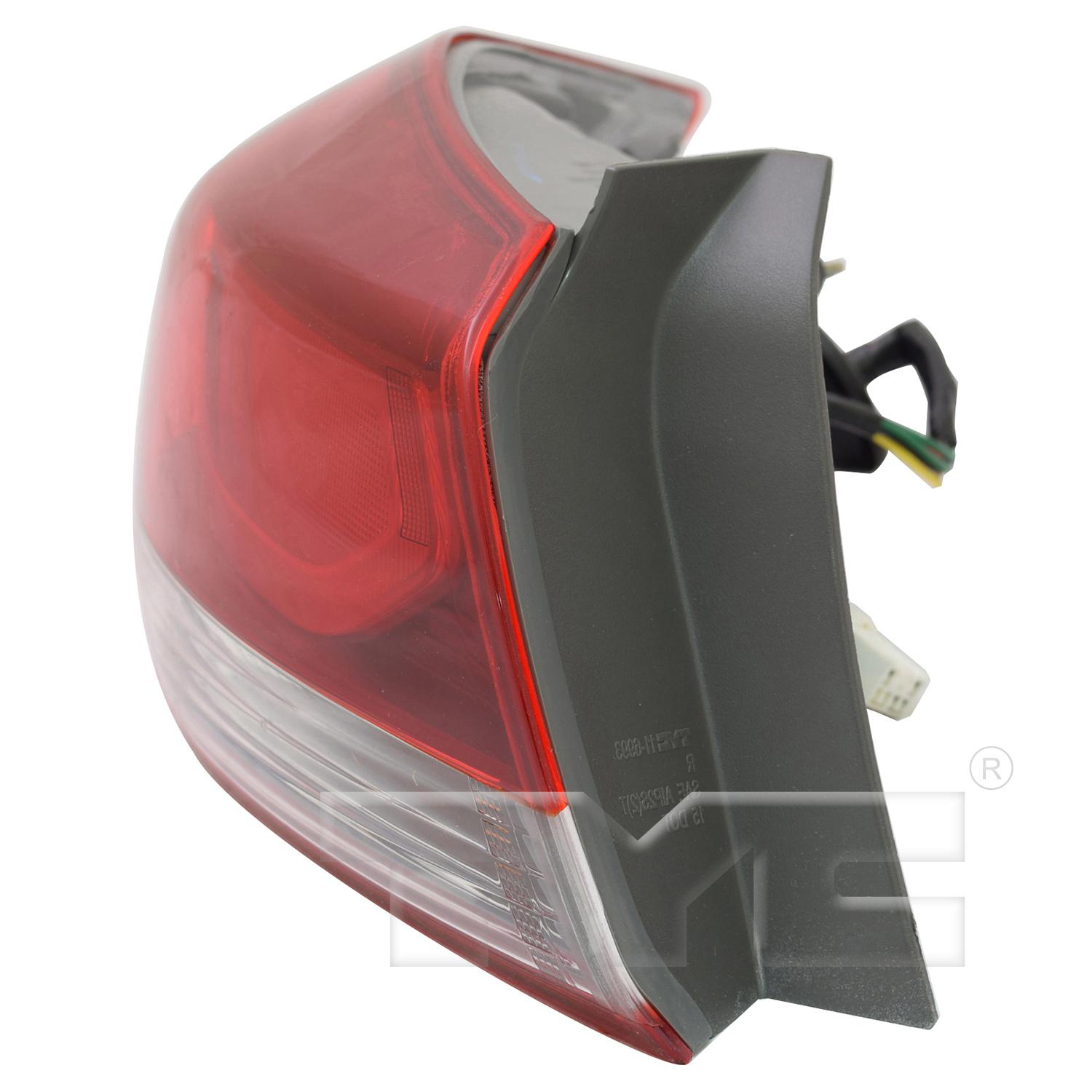 TYC 116994009 Tail Light Assembly product image 3 of 6