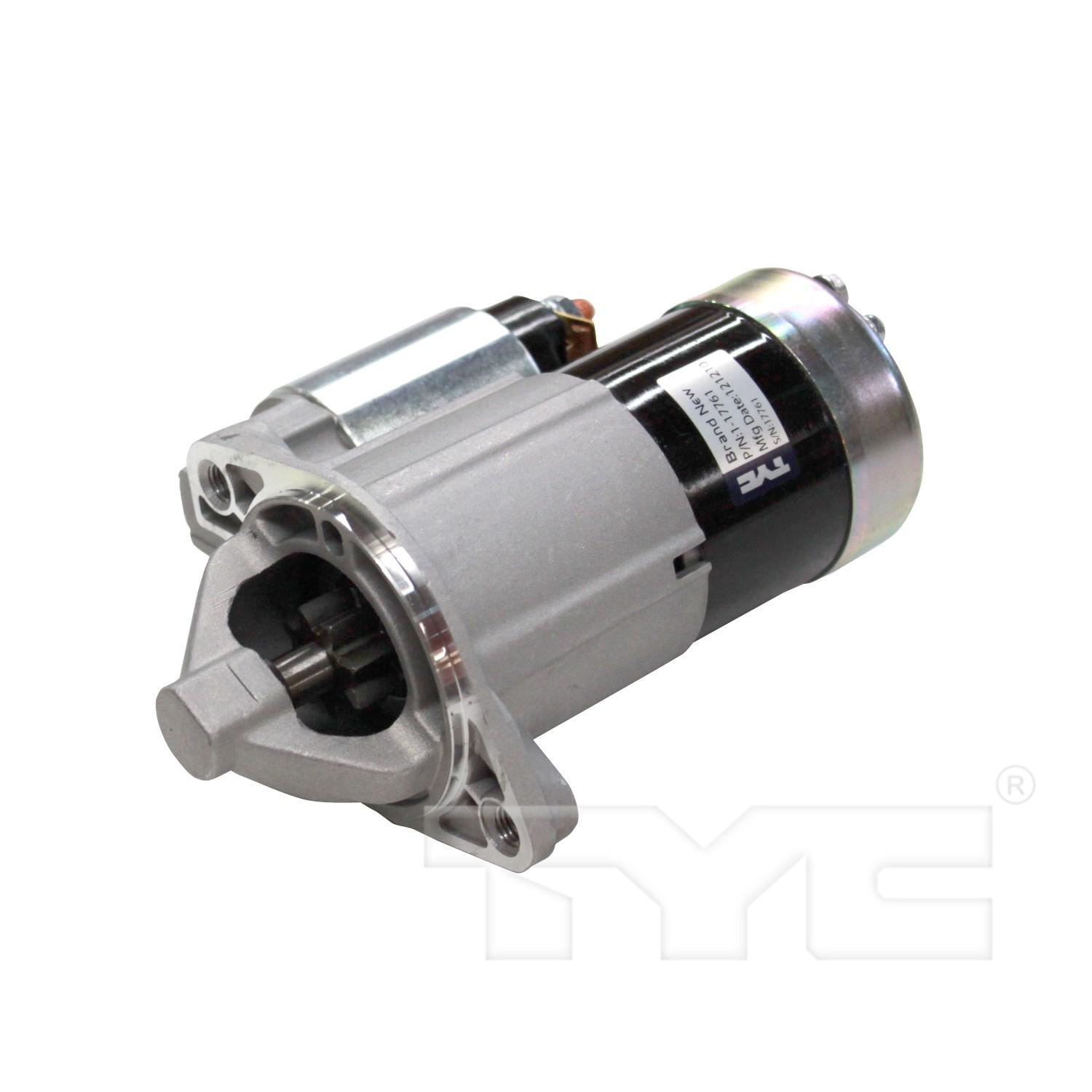 TYC 117761 Starter Motor product image 2 of 4