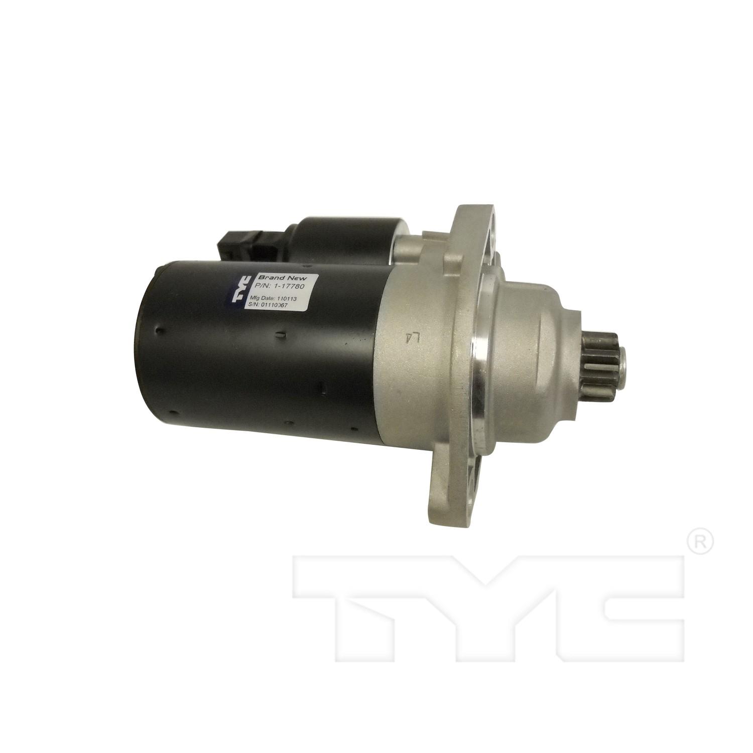 TYC 117780 Starter Motor product image 3 of 4