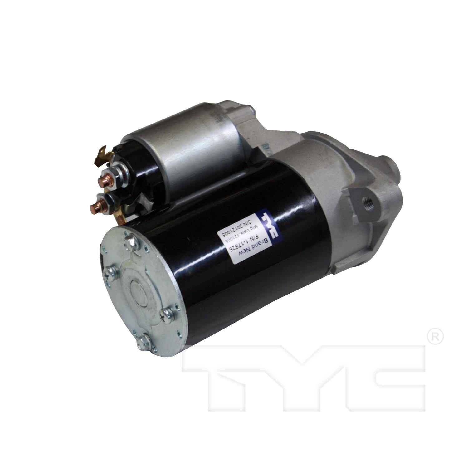 TYC 117826 Starter Motor product image 3 of 4